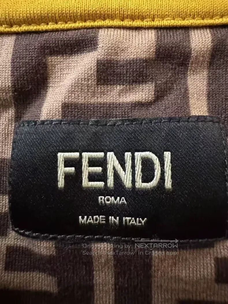 Fendi Fendi Brown Monogram Short Sleeve Size US S / EU 44-46 / 1 - 3 Thumbnail