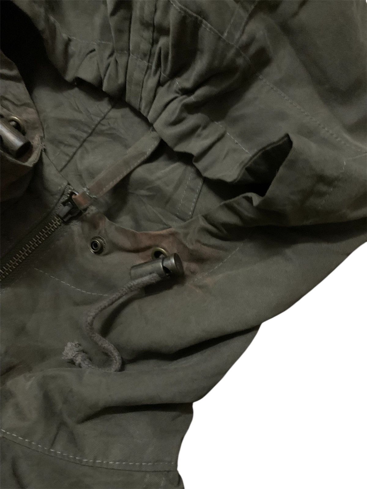 Issey Miyake 💥Atsuro Tayama Military Parka Fur Hoodie Size M / US 6-8 / IT 42-44 - 7 Thumbnail