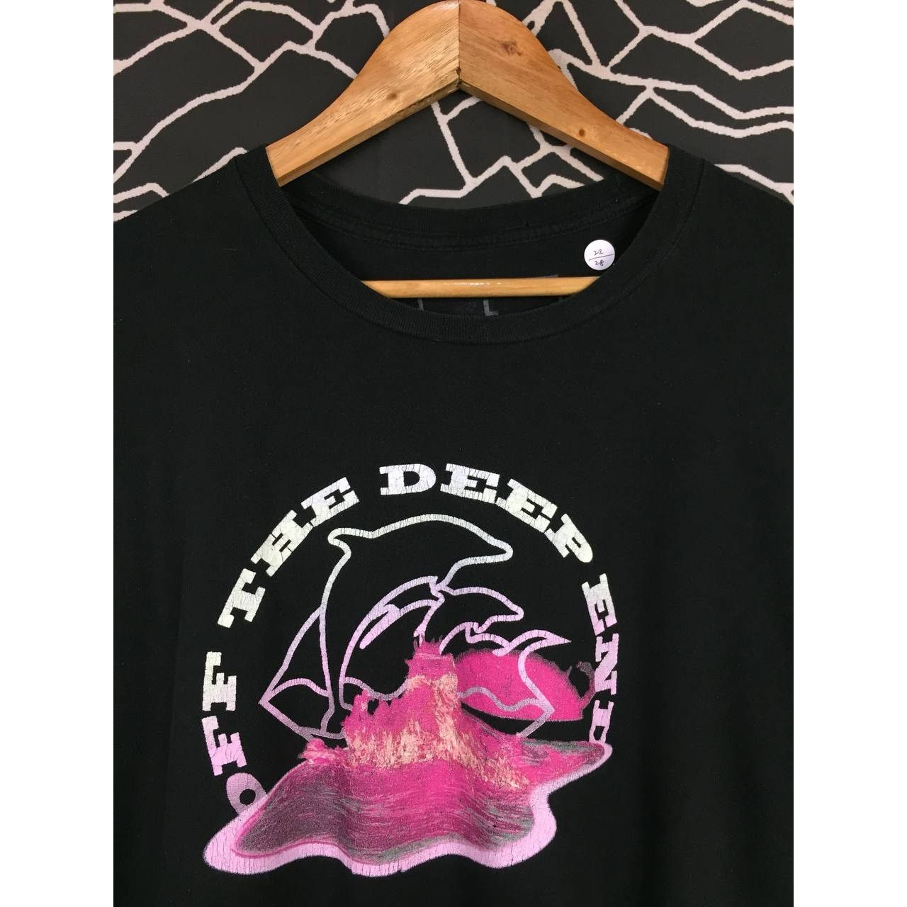 Pink Dolphin Pink Dolphin Clothing Off The Deep End Tee Size L Size US L / EU 52-54 / 3 - 3 Thumbnail