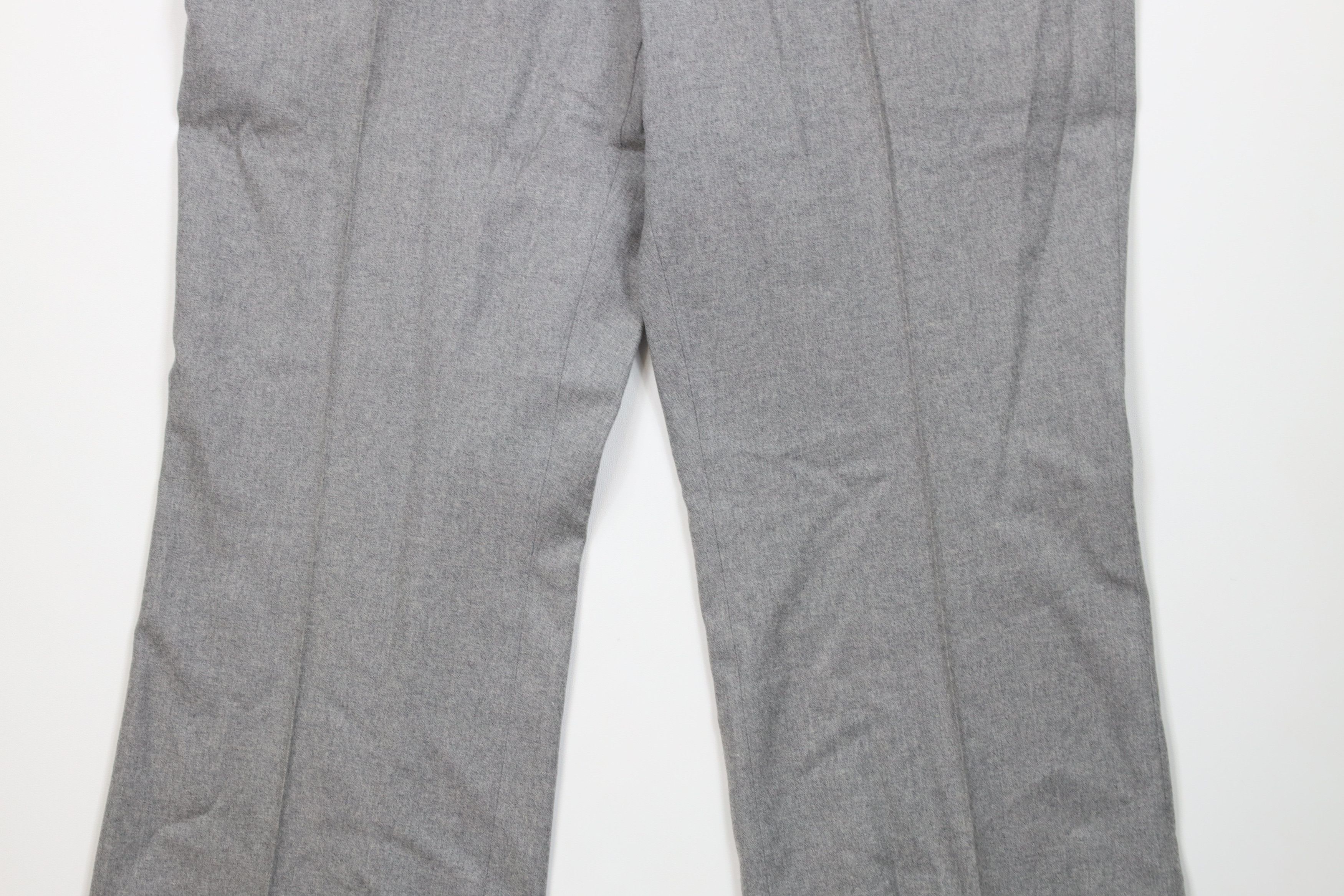 Vintage Vintage 70s Streetwear Back Wool Bell Bottoms Pants Gray USA Size US 36 / EU 52 - 3 Thumbnail