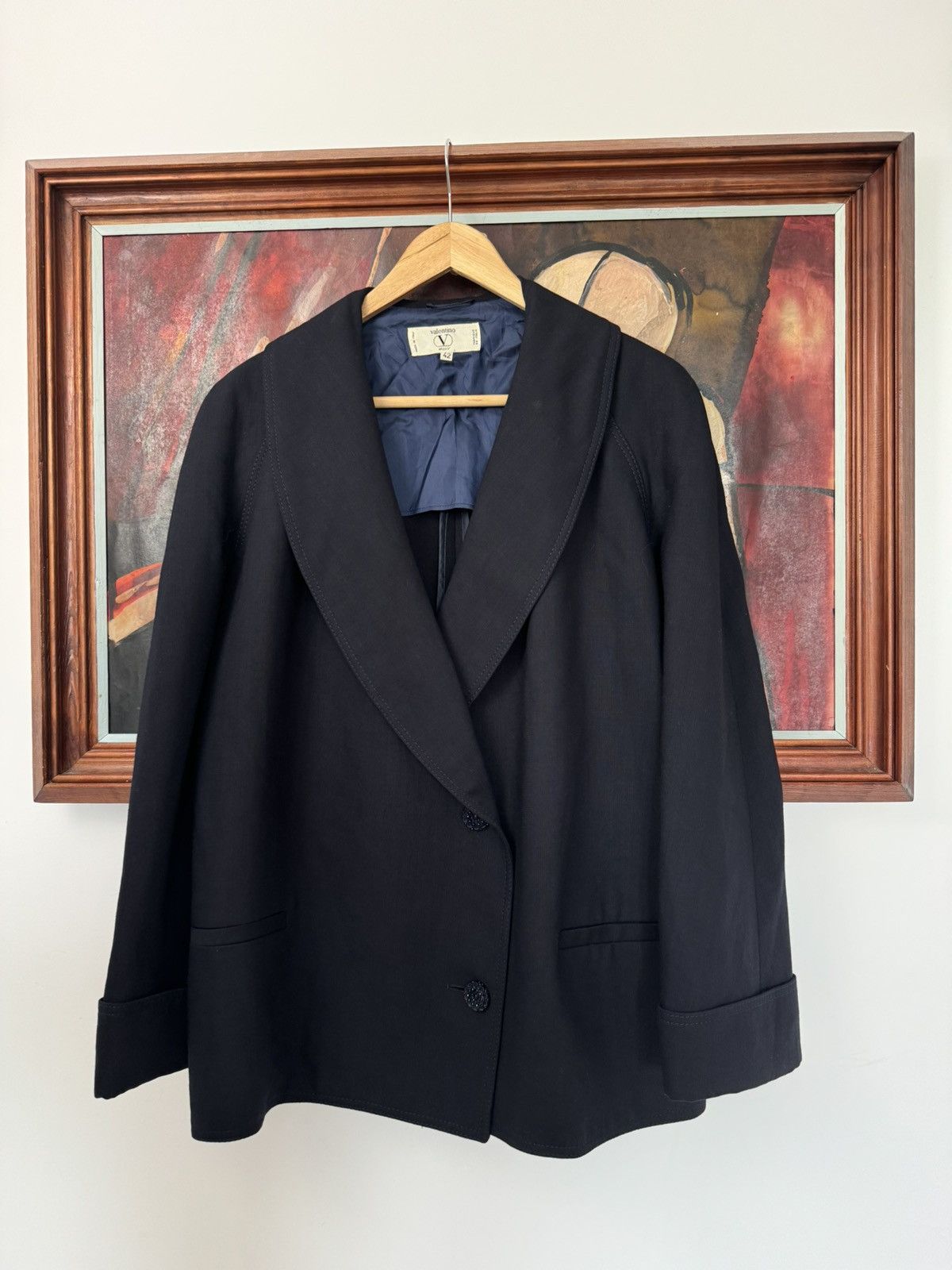Valentino Vintage Valentino Miss V Blazer Suit Designer Luxury Italy Size M / US 6-8 / IT 42-44 - 1 Thumbnail