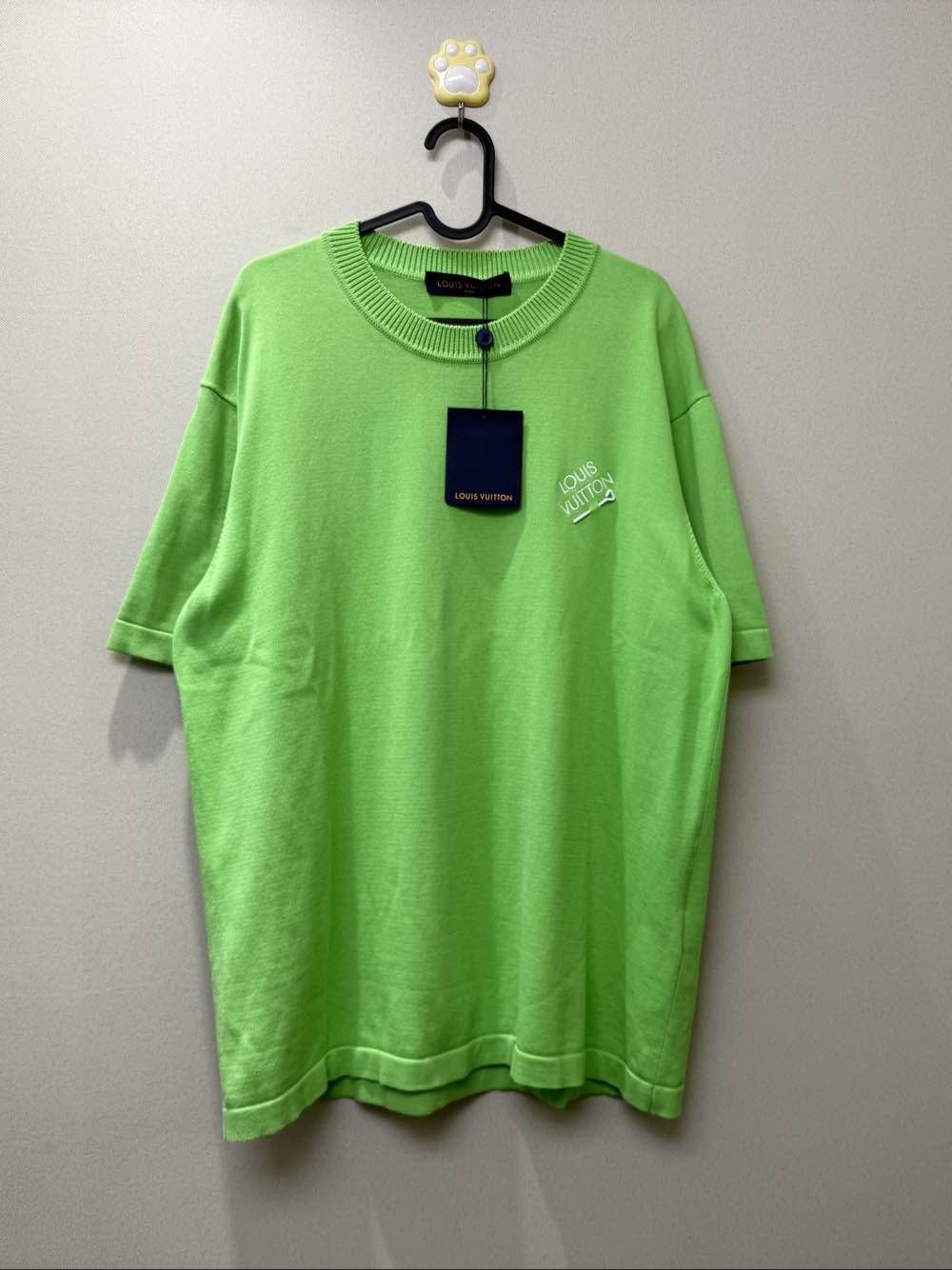Louis Vuitton Louis Vuitton Knit T-Shirt Green Size XL Size US XL / EU 56 / 4 - 1 Thumbnail