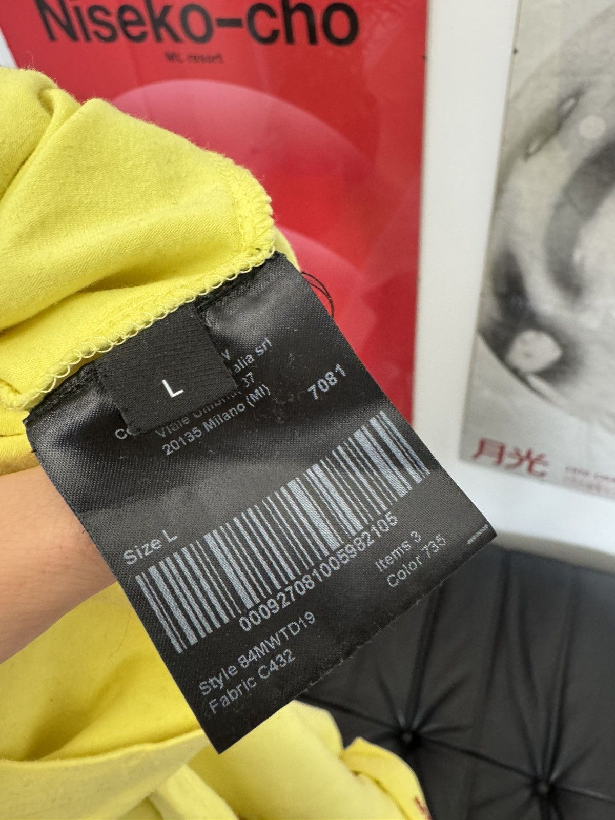 Calvin Klein 205W39NYC Raf Simons for Calvin Klein 205W39NYC Unisex Rib Turtleneck Size US L / EU 52-54 / 3 - 6 Thumbnail