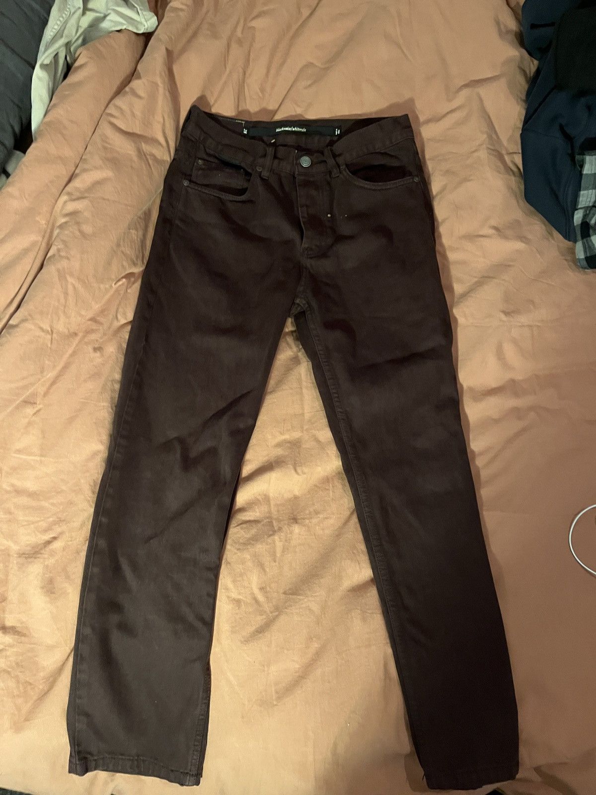 Black Noise White Rain Black noise/white rain slim fit jeans Size US 28 / EU 44 - 1 Thumbnail