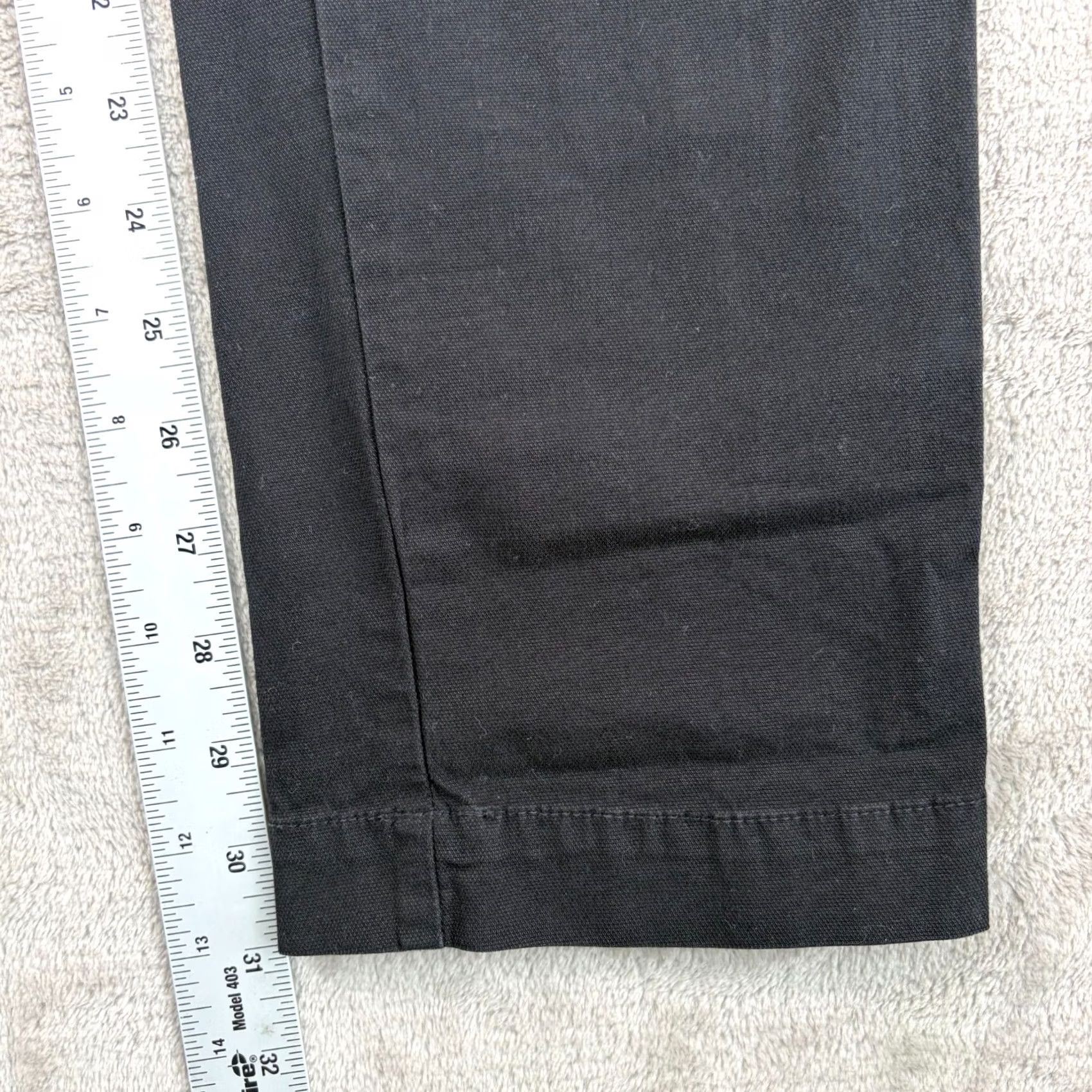 James Perse James Perse Cotton Canvas Utility Pant Black Men 34x31 Jogger Straight 5-Pocket Casual Wearable Front Flat Front | Mens Regular Shoes No Size US 34 / EU 50 - 5 Thumbnail