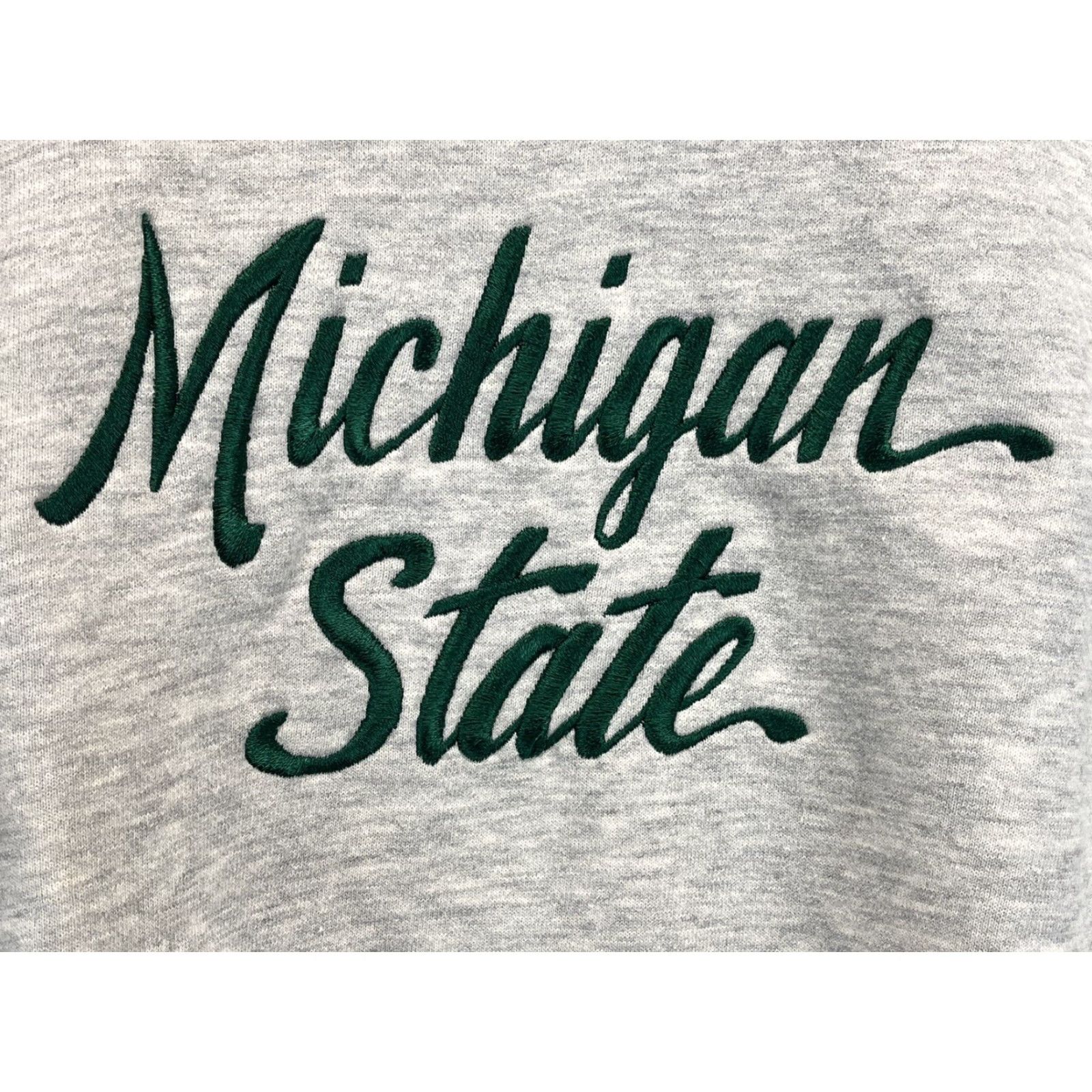 Champion VINTAGE Champion MSU Sweatshirt Sweatshirt XXL Mens Gray Embroidered 90s United States Size 2XL Size US XXL / EU 58 / 5 - 3 Thumbnail
