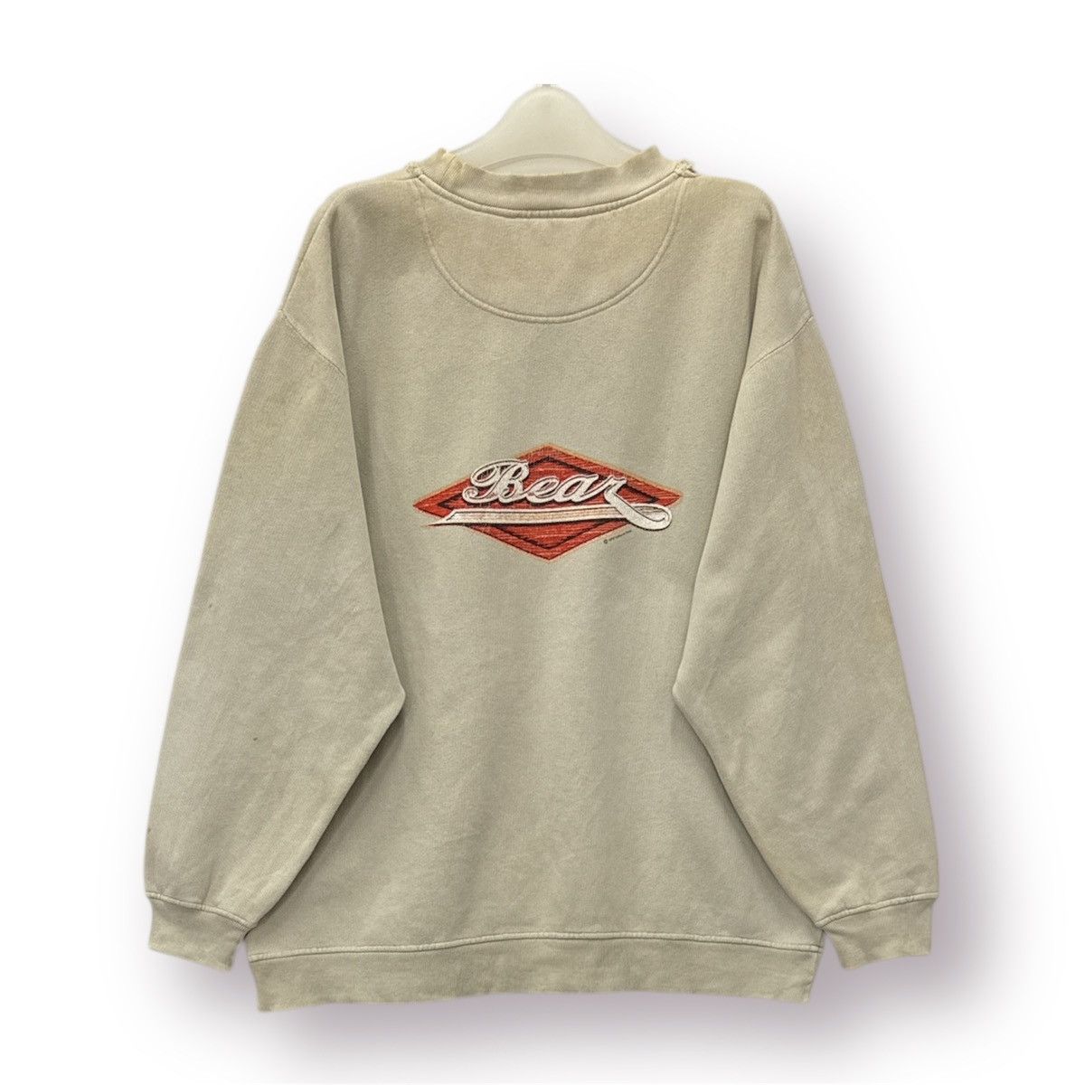 🔥 Vtg 70's Bear Surfwear Distressed Sweatshirt - L