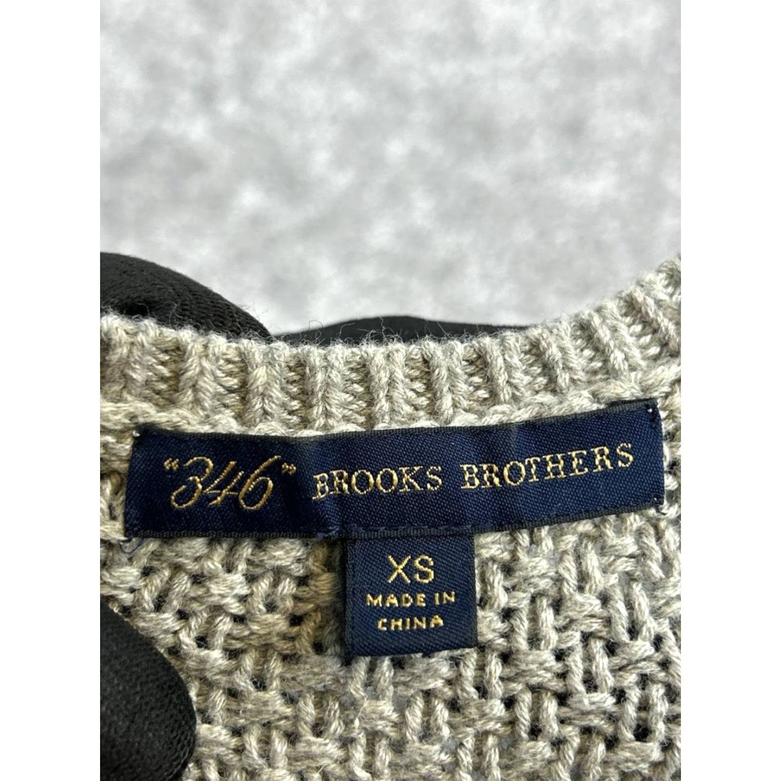 Brooks Brothers Brooks Brothers Sweater Womens XS Gray Cotton Wool Cable Knit Pullover Size XS / US 0-2 / IT 36-38 - 3 Thumbnail