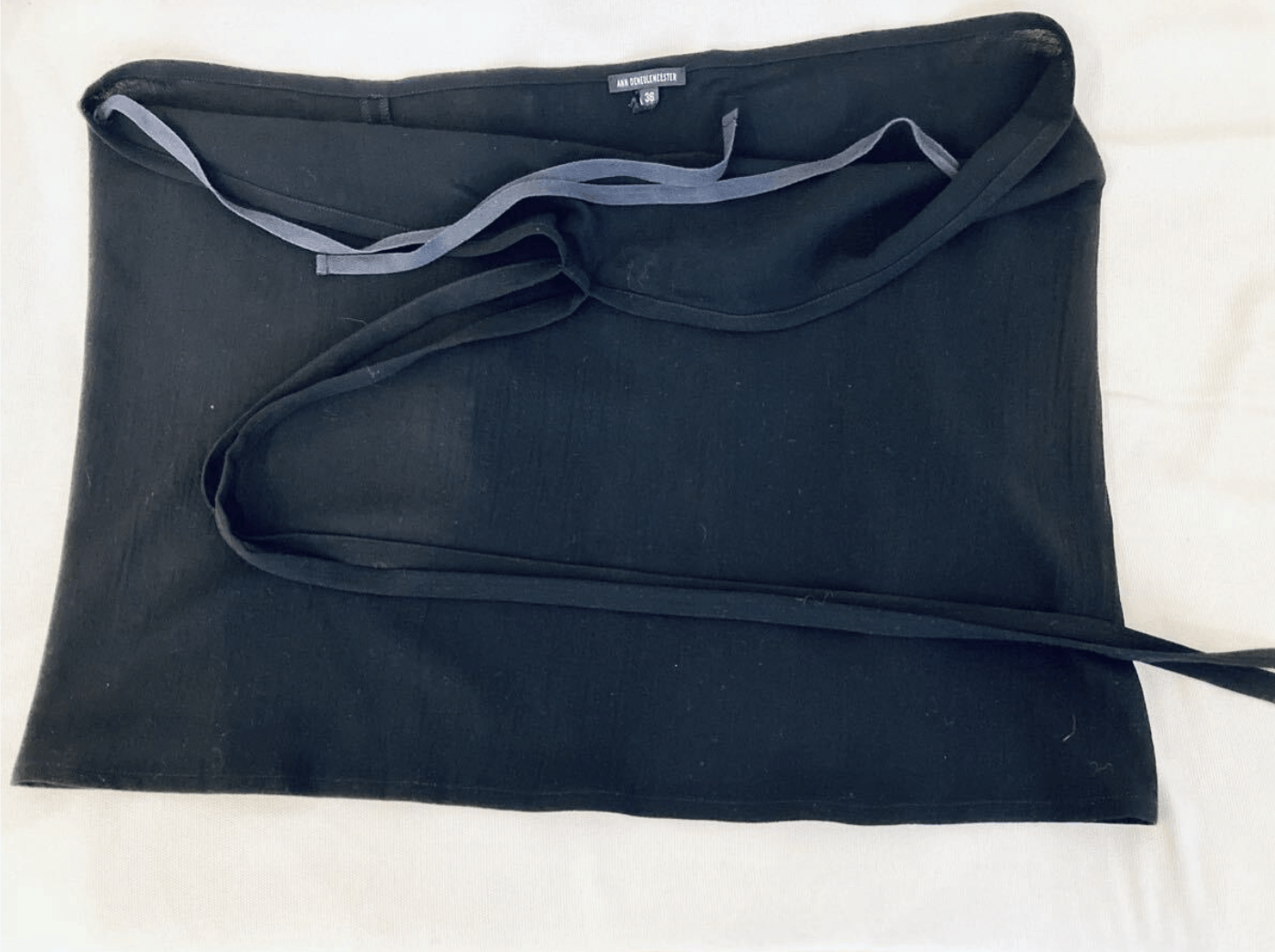 Ann Demeulemeester Ann Demeulemeester - VIRGIN WOOL Wrap Mini Skirt Size 36" / US 14 / IT 50 - 6 Thumbnail