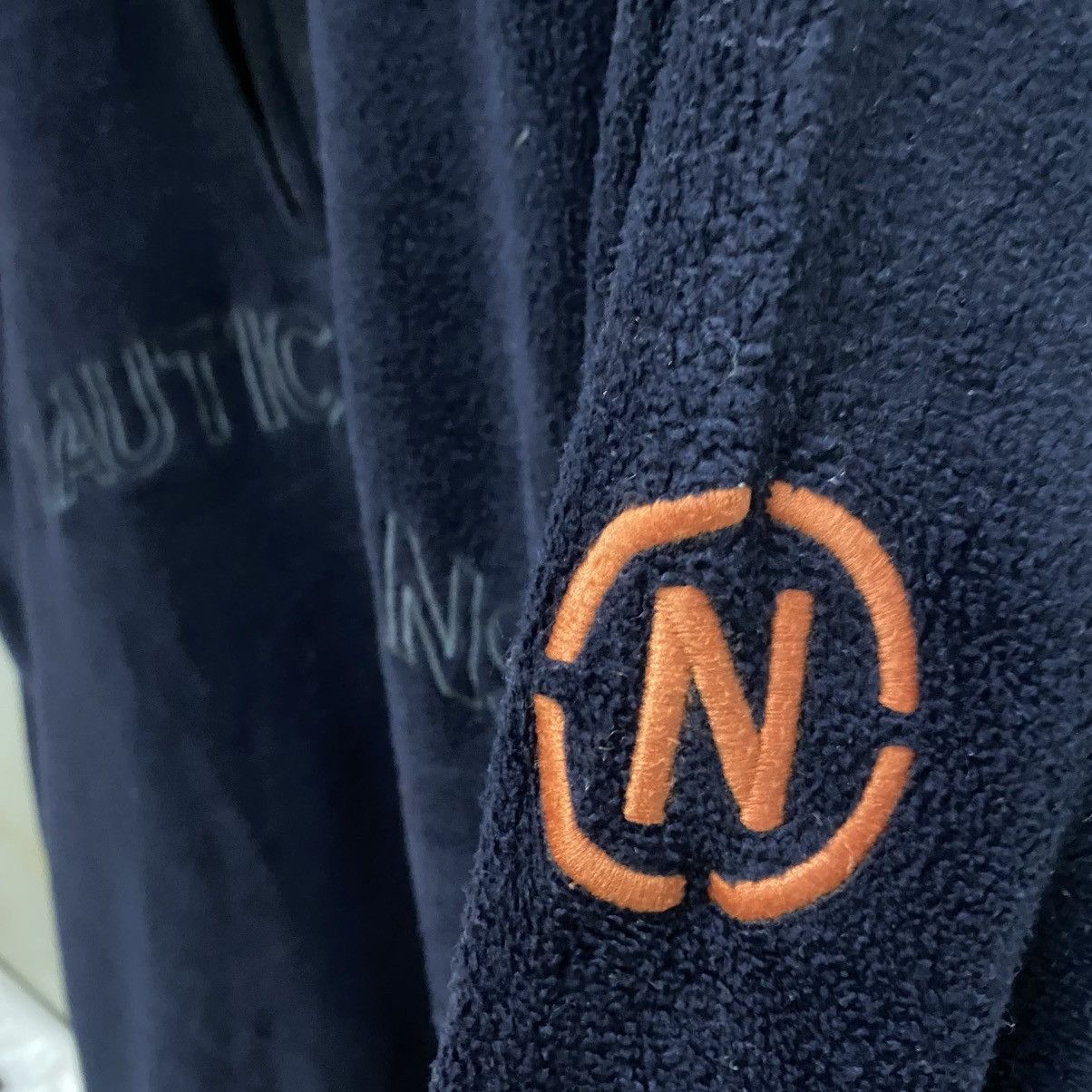 Nautica Nautica big logo half zipper fleece Size US XL / EU 56 / 4 - 7 Thumbnail