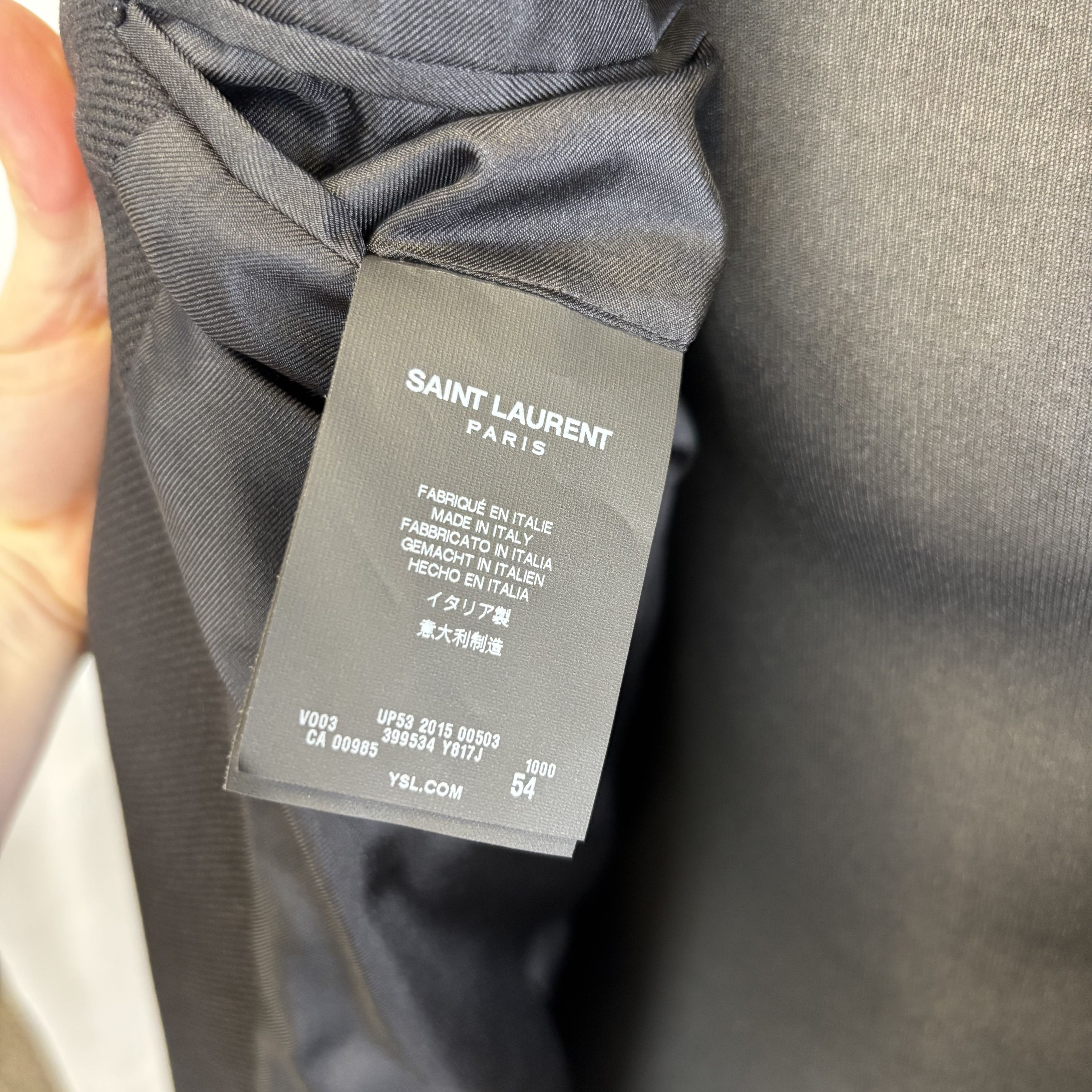 Saint Laurent Paris Saint Laurent Double Breasted Blazer Size US L / EU 52-54 / 3 - 5 Thumbnail