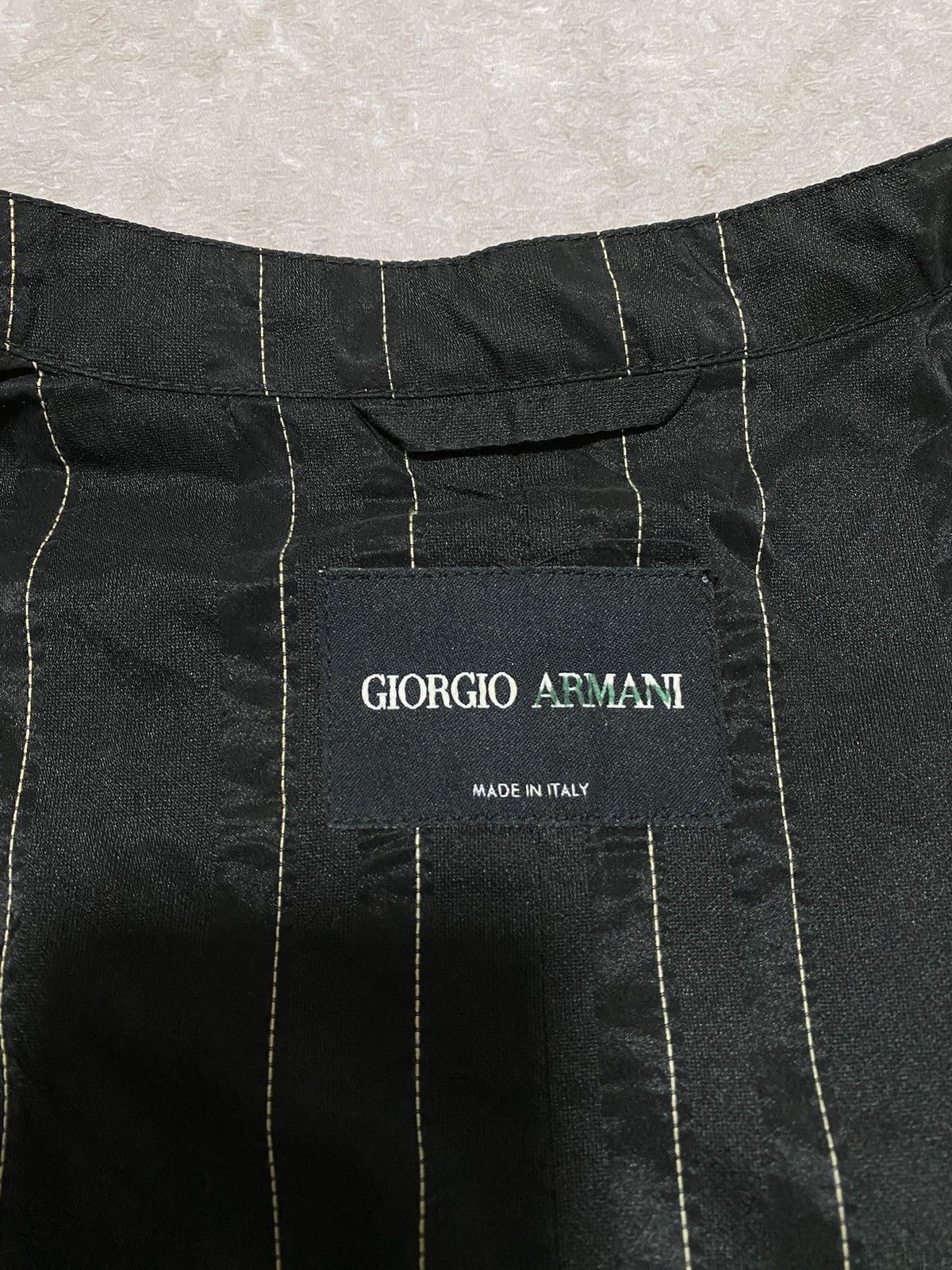 Designer × Giorgio Armani Rare Giorgio Armani Light Jacket Blazer Made in Italy Y2K Size S / US 4 / IT 40 - 9 Thumbnail