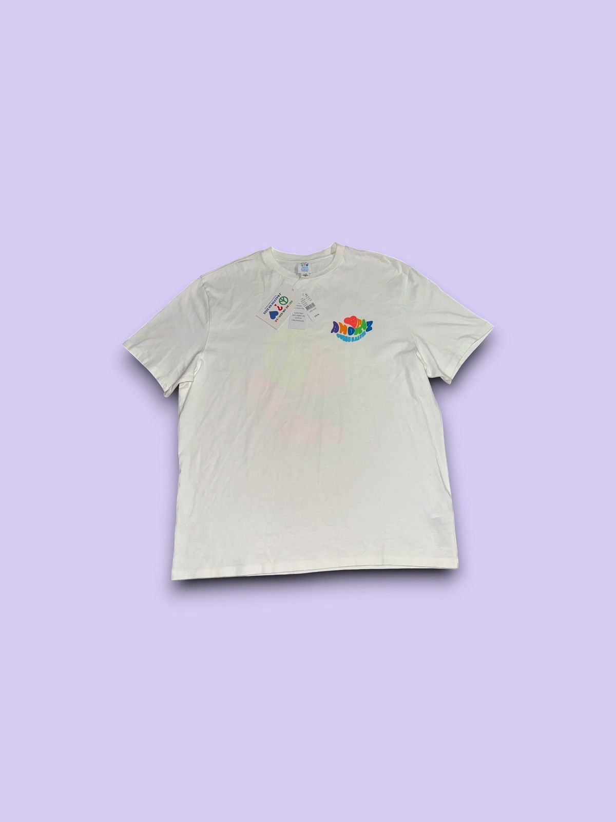 Guess Guess Originals x J Balvin peace & love t-shirt white large Size US L / EU 52-54 / 3 - 2 Thumbnail