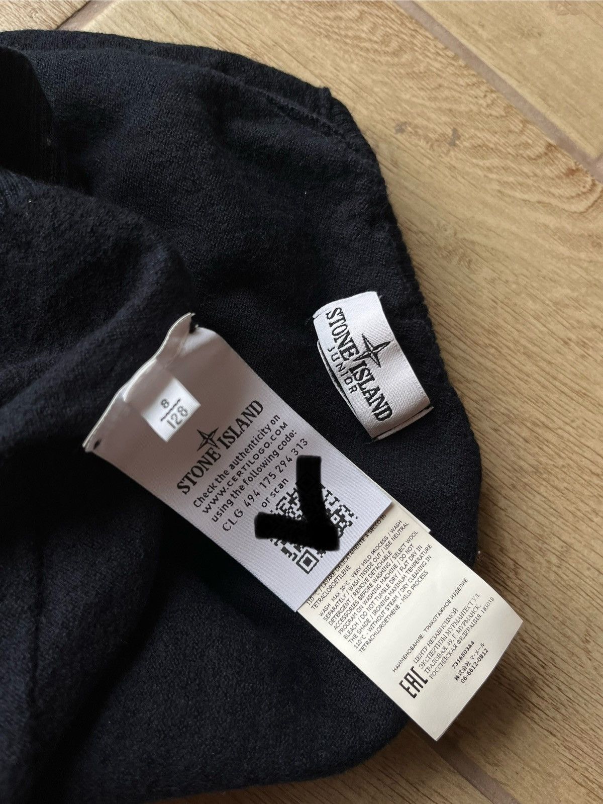 Stone Island × Vintage Stone Island Vintage 100% Wool Sweater JUNOIR Streetwear Size US M / EU 48-50 / 2 - 9 Thumbnail