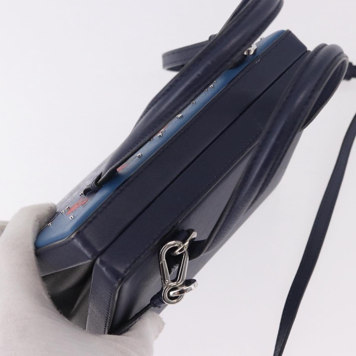 Loewe Loewe Classic Calfskin Puzzle Handbag Blue Size ONE SIZE - 5 Thumbnail