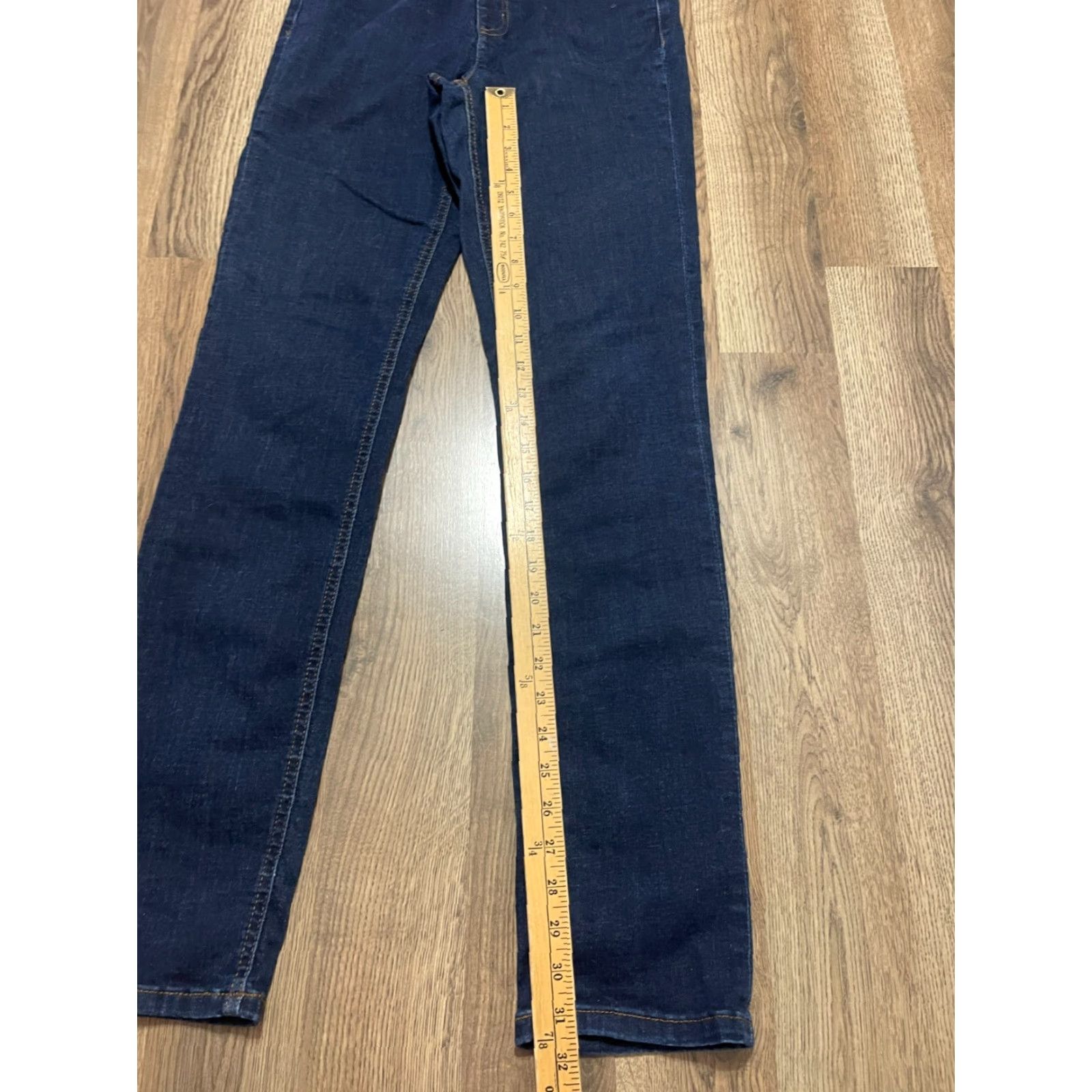 Denim & Co. Denim & Co. Jeans Women 8 Tall Blue Denim Straight Leg Pockets 8T Ladies Jeans Size 30" / US 8 / IT 44 - 6 Thumbnail