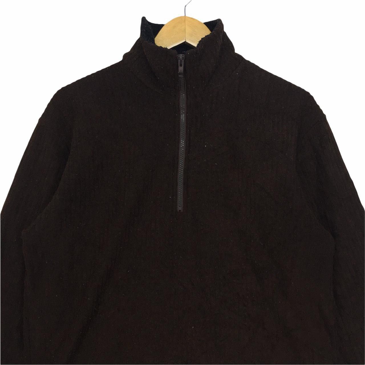 Vintage Vtg DJ AT WORK London Quarter Zip Sweatshirt Streetwear Size US M / EU 48-50 / 2 - 2 Thumbnail