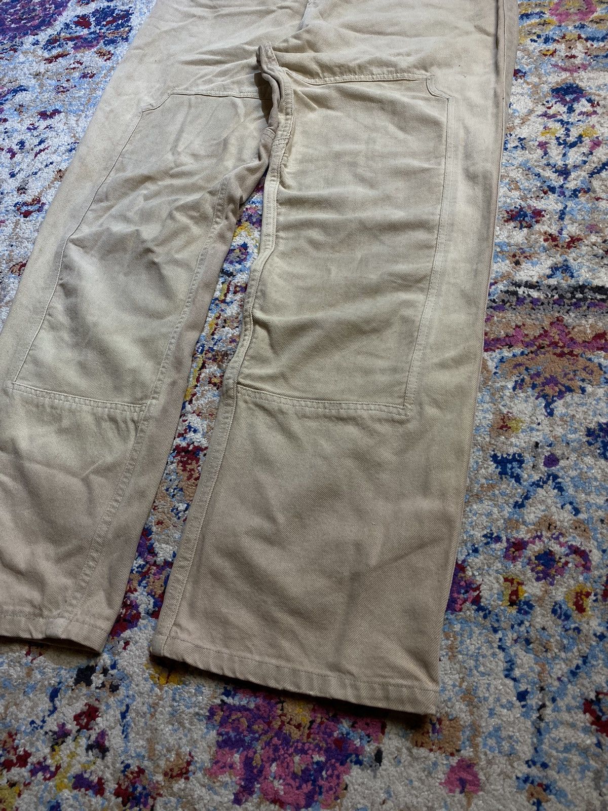 Other Soljah Vintage Double Knee Fatigue Statement Pants 30x33 Size US 32 / EU 48 - 8 Thumbnail