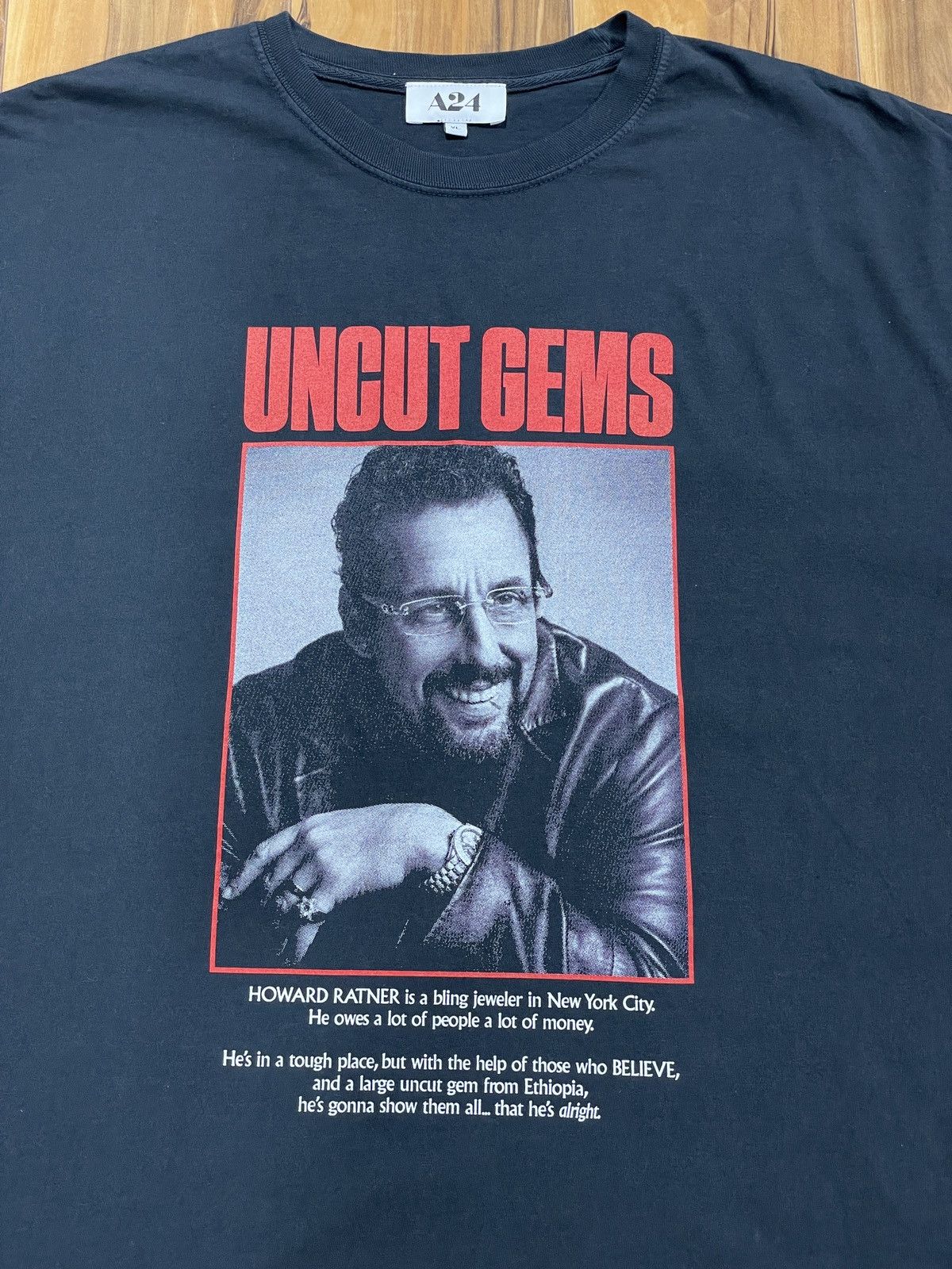 image of A24 X Uncut Gems X Elara Shirt in Black, Men's (Size XL)