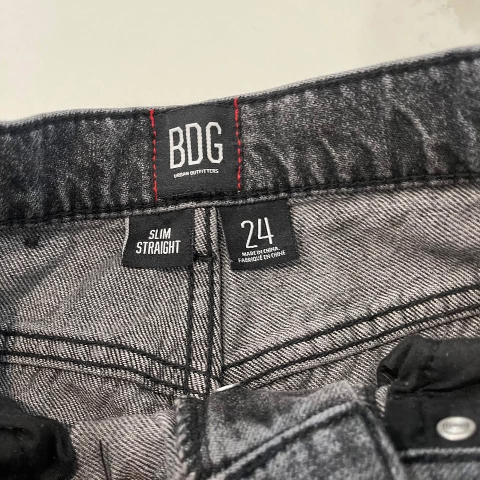 Bdg BDG Urban Outfitters Denim Jeans Slim Straight Women's 24 Size 24" / US 00 / IT 34 - 5 Thumbnail