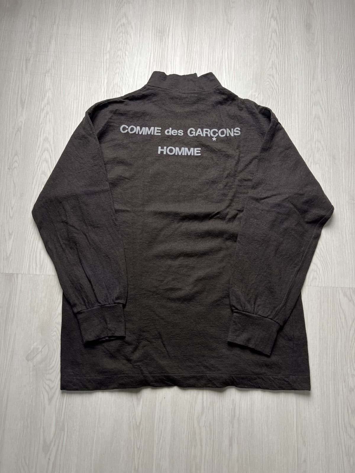 Comme des Garcons Homme Plus AW91 Comme Des Garcons Homme Plus Archive Wool Longsleeve Size US L / EU 52-54 / 3 - 2 Thumbnail