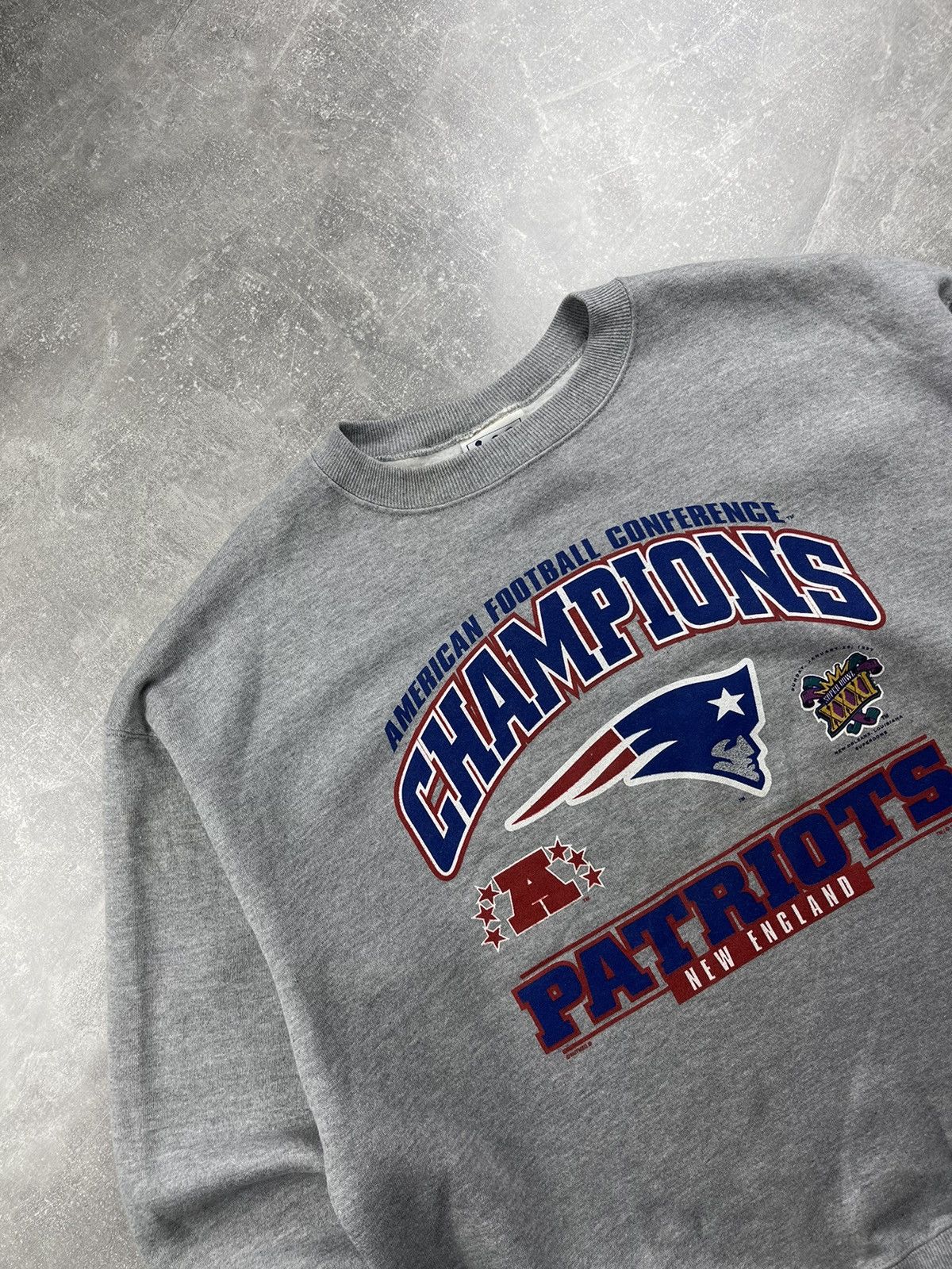 Lee Lee Sport Patriots AFC Champions Sweatshirt NFL Super Bowl Size US XL / EU 56 / 4 - 3 Thumbnail