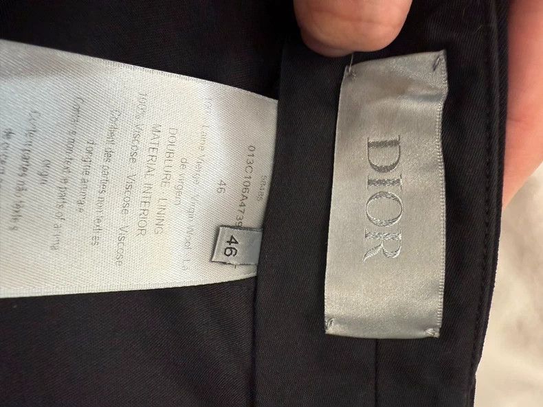 Dior Dior Black classic suit casual pants 2502-Nextarrow Size 46R - 3 Thumbnail