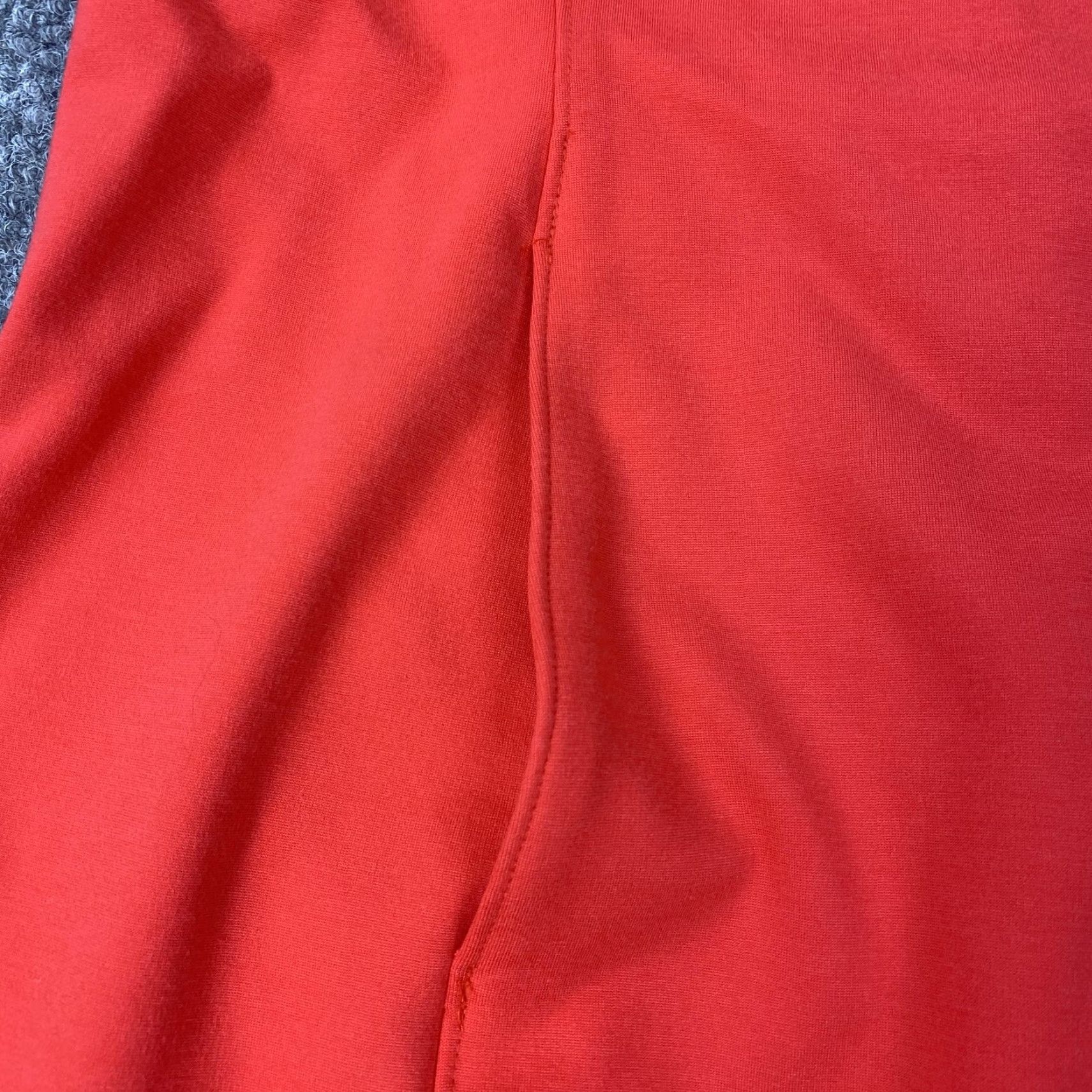 Lands' End Lands' End Dress Womens 12 Red Ponte Knit Sheath Sleeveless Scoop Neck Pockets Size XL / US 12-14 / IT 48-50 - 4 Thumbnail