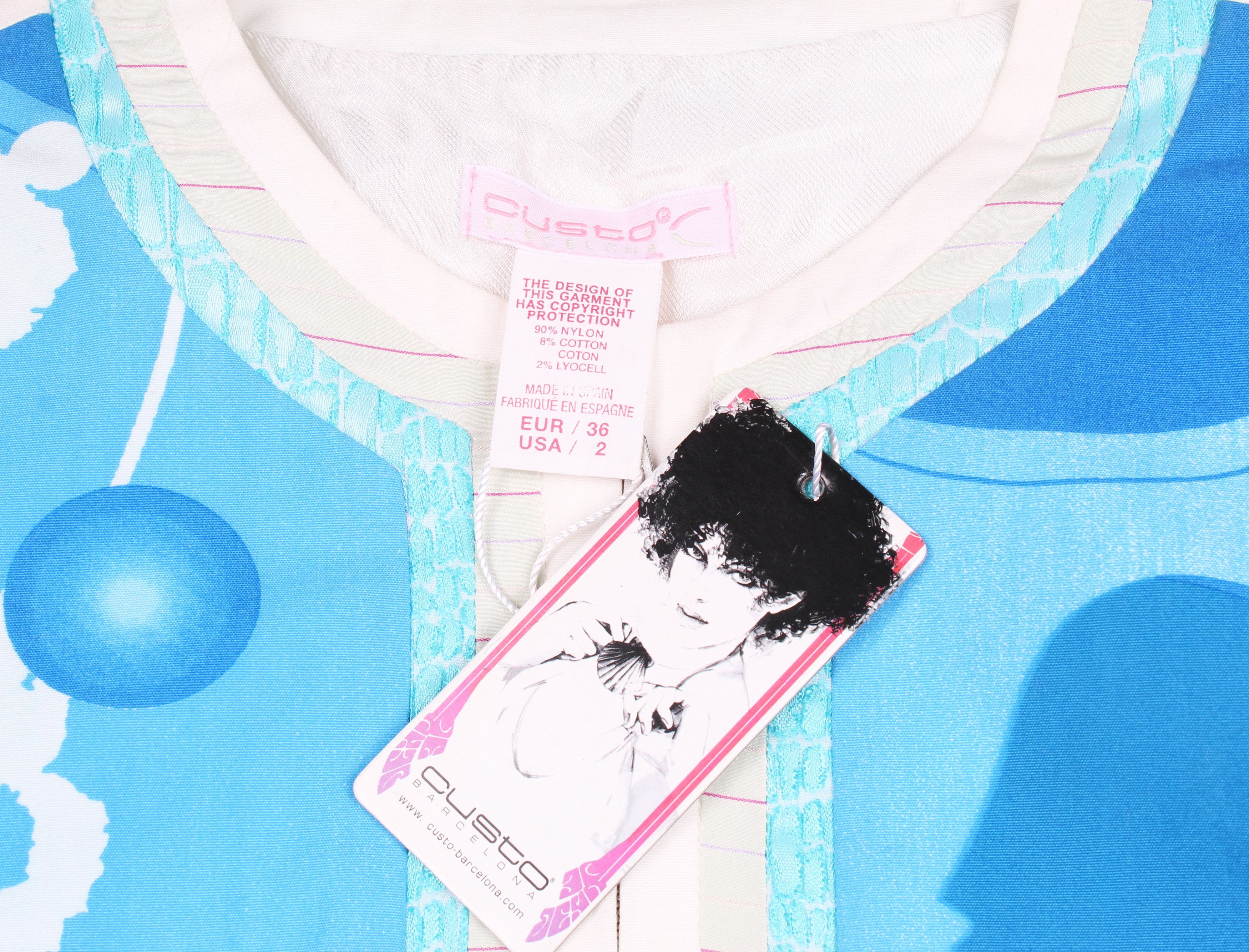 Custo Barcelona × Vintage Vintage Custo Barcelona Y2K Kidcore Printed Light Jacket Size XS / US 0-2 / IT 36-38 - 8 Thumbnail