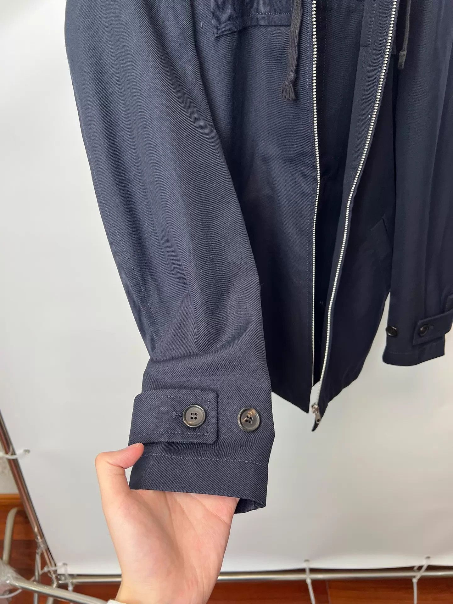 Comme des Garcons CDG Shirts Wool Blend Hooded Jacket w/ Special Shoulders hl Size US M / EU 48-50 / 2 - 9 Thumbnail