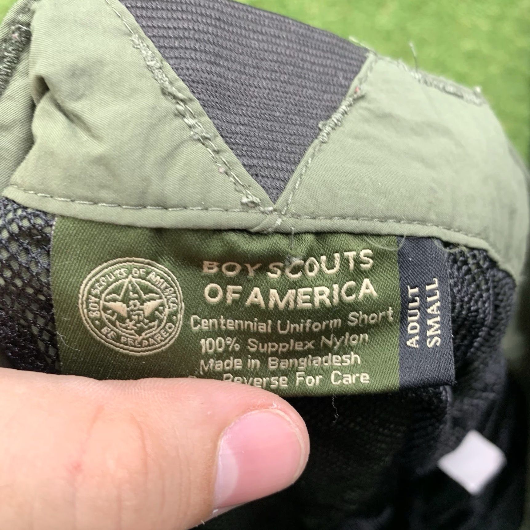 Vintage VINTAGE Boy Scouts of America Nylon Cargo Shorts Mens S Green 5-Pocket Cargo 80s 90s Military Tactical Workwear Size US 29 - 5 Thumbnail