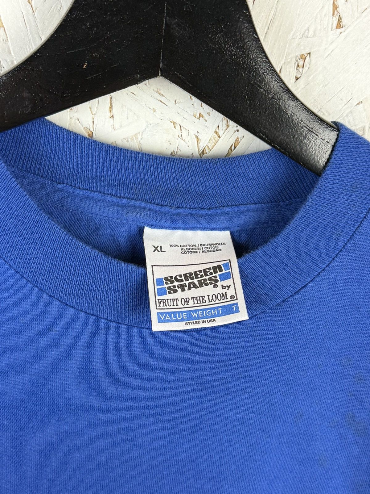 Vintage 90s Blankman Movie Coming To Save Your Butt T-Shirt Blue XL Size US XL / EU 56 / 4 - 9 Thumbnail