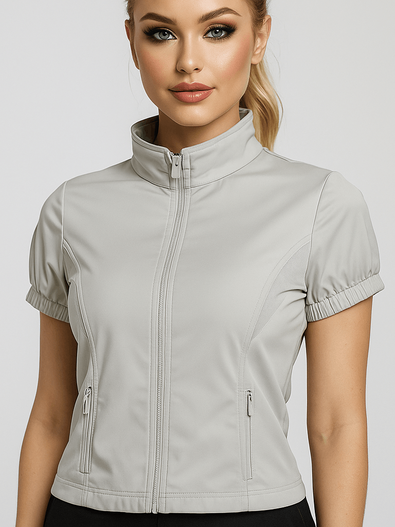 Burberry BURBERRY GOLF White Thin Hoodie Tucked In Golfer Jacket Size M / US 6-8 / IT 42-44 - 1 Thumbnail