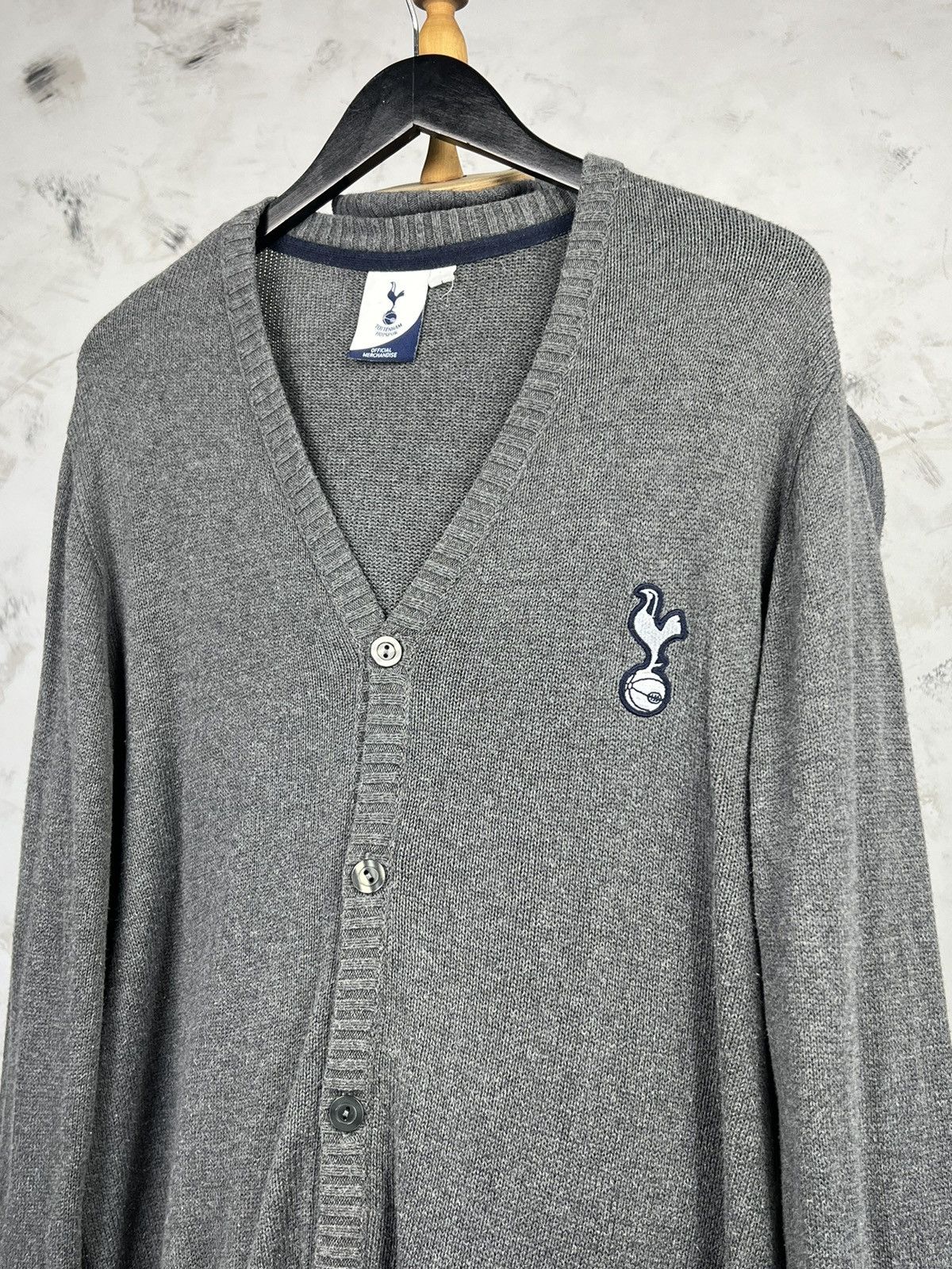 Vintage Vintage Tottenham Hotspur Cardigan Sweater Size L Size US L / EU 52-54 / 3 - 2 Thumbnail