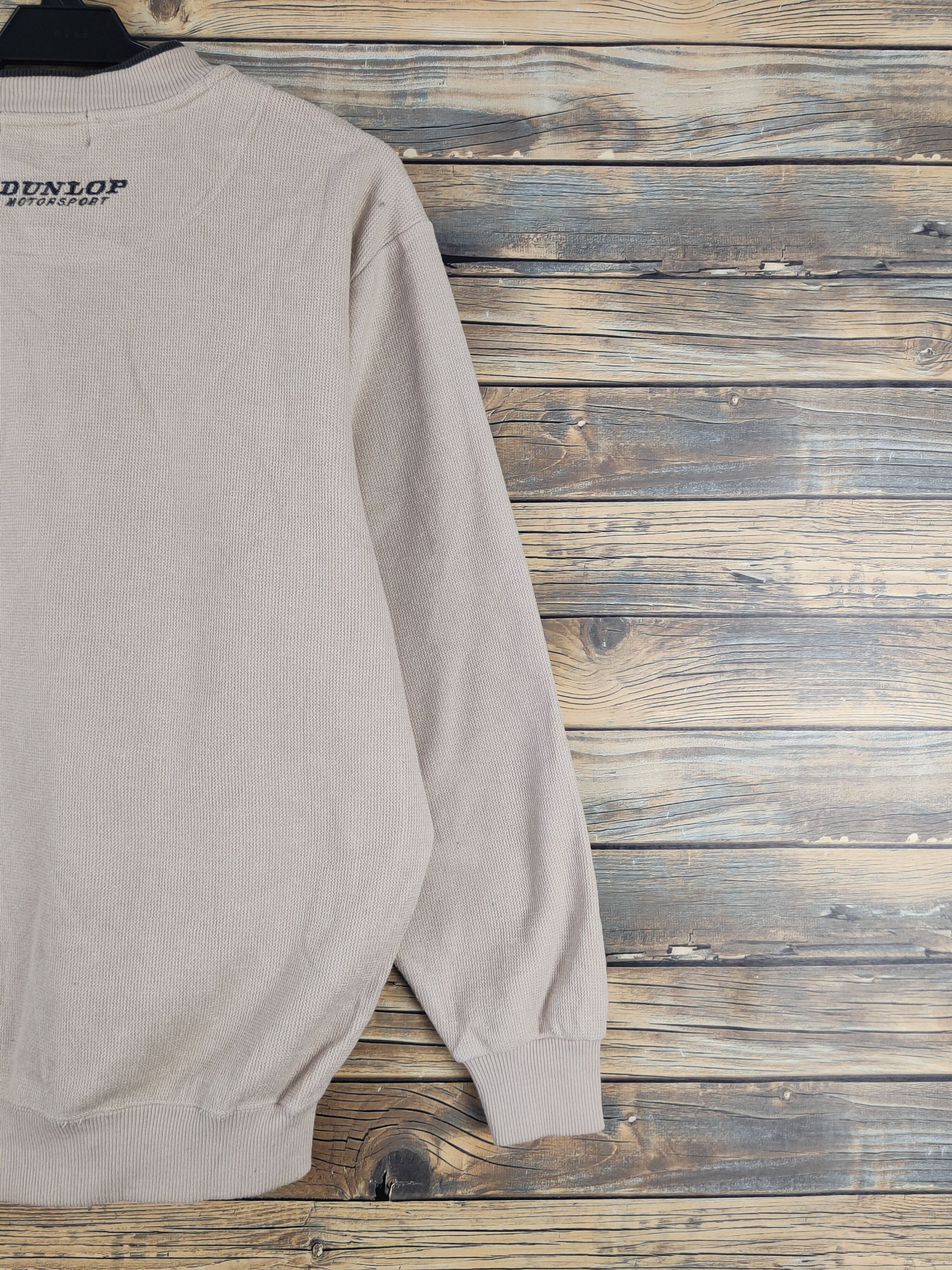 Dunlop Donlup Motorsport Brown Knitwear Sweatshirts #W2160 Size US M / EU 48-50 / 2 - 11 Thumbnail