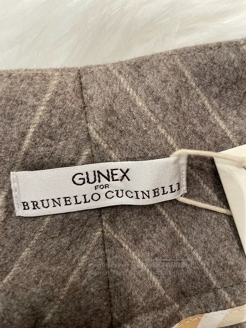 Brunello Cucinelli Brunello Cucinelli Grey Caramel Wool Casual Shorts Size 27" / US 4 / IT 40 - 4 Thumbnail