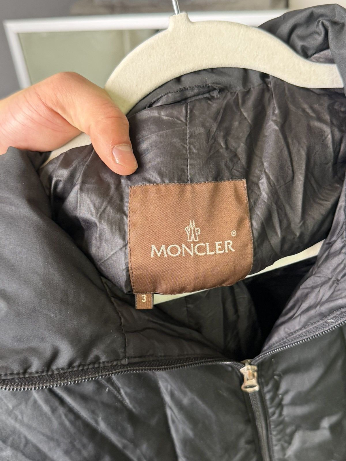 Moncler Vintage Moncler Long Down Puffer Coat Black Size 3 Women’s Size L / US 10 / IT 46 - 12 Thumbnail