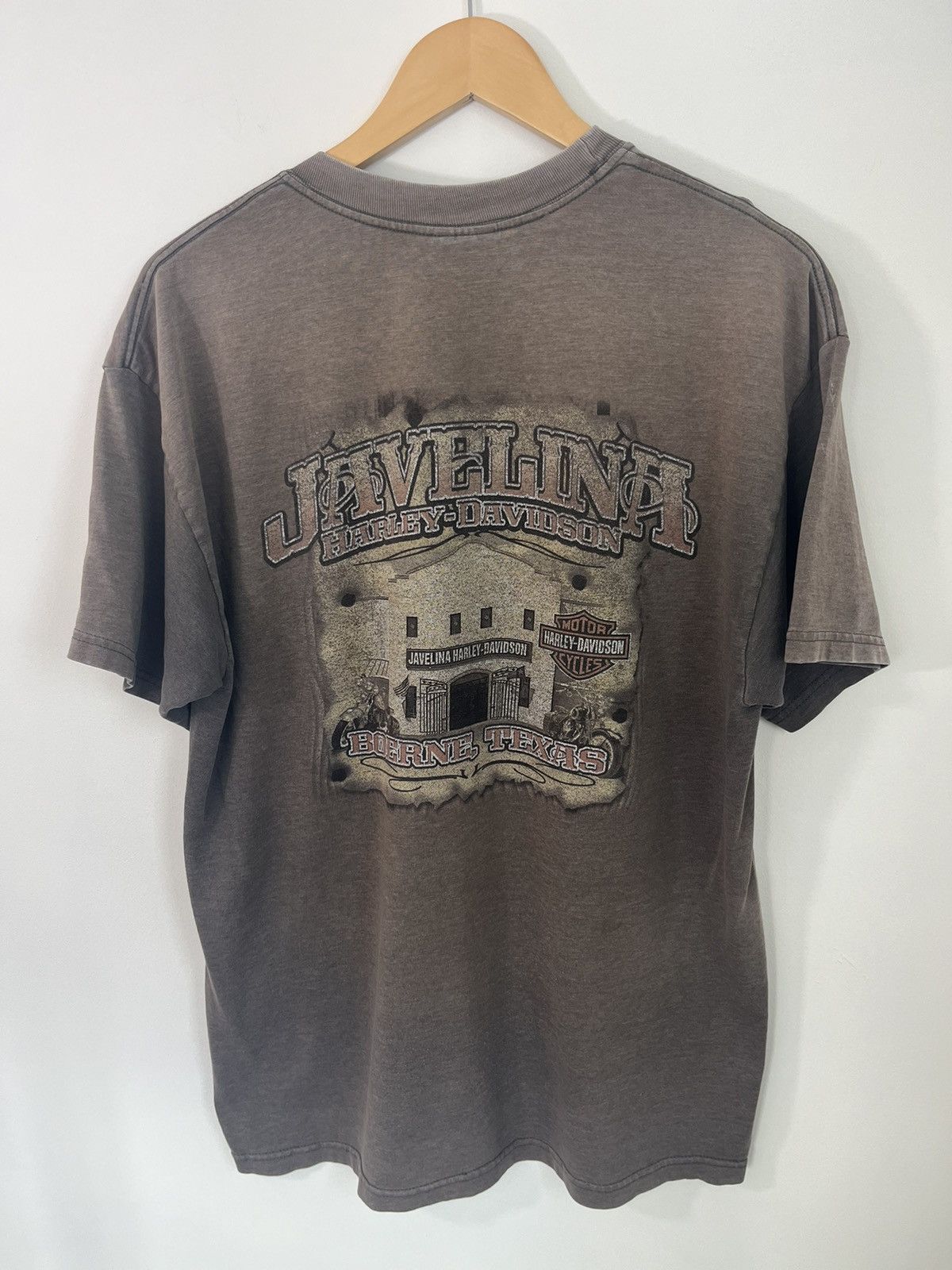 Vintage Harley Davidson Road Hog Sun Faded Distressed Tee Size US L / EU 52-54 / 3 - 4 Thumbnail