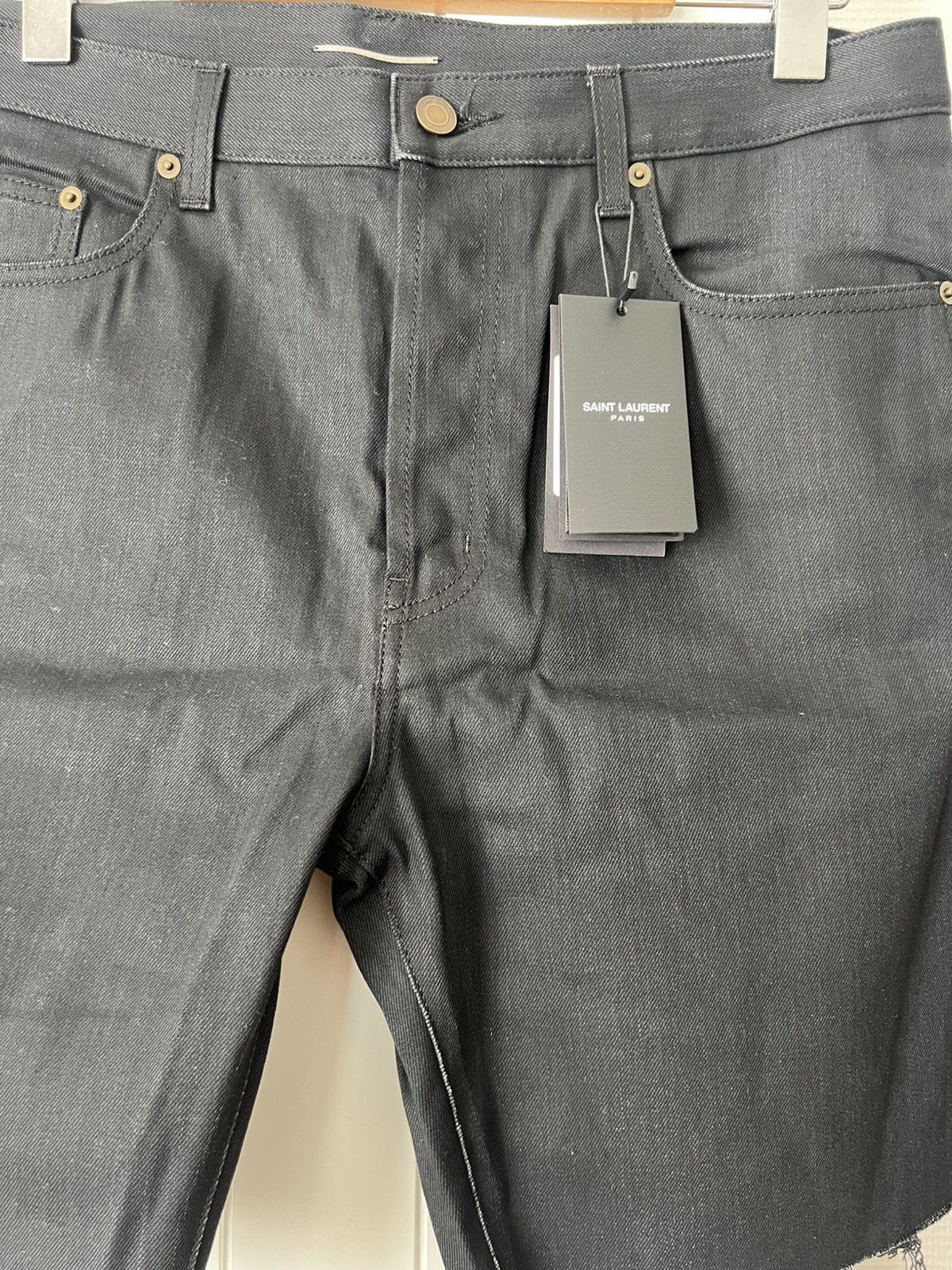 Saint Laurent Paris Brand new Saint Laurent Paris denim short Size US 33 - 2 Thumbnail