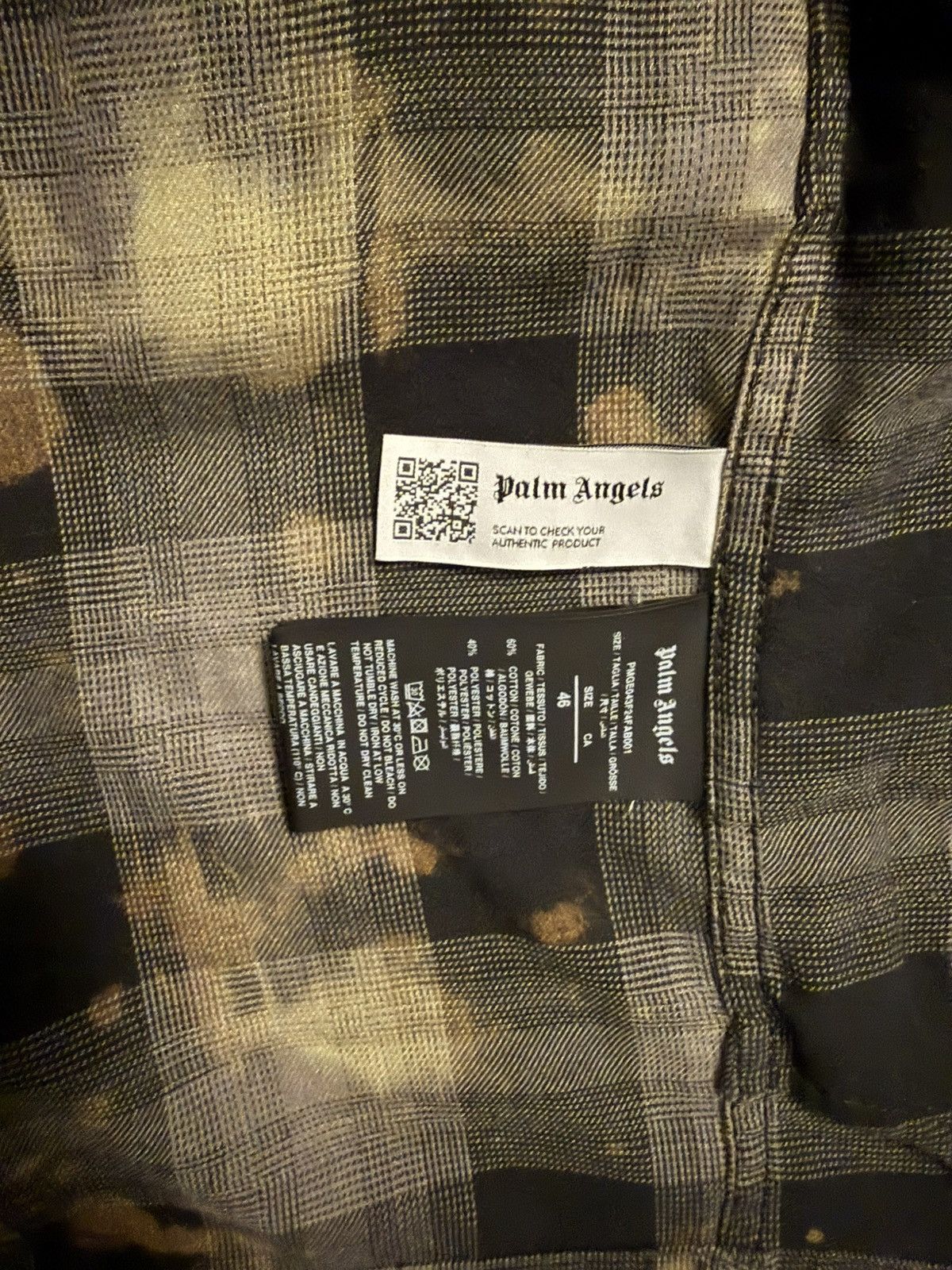 Palm Angels Palm Angels Flannel L Size US L / EU 52-54 / 3 - 6 Thumbnail