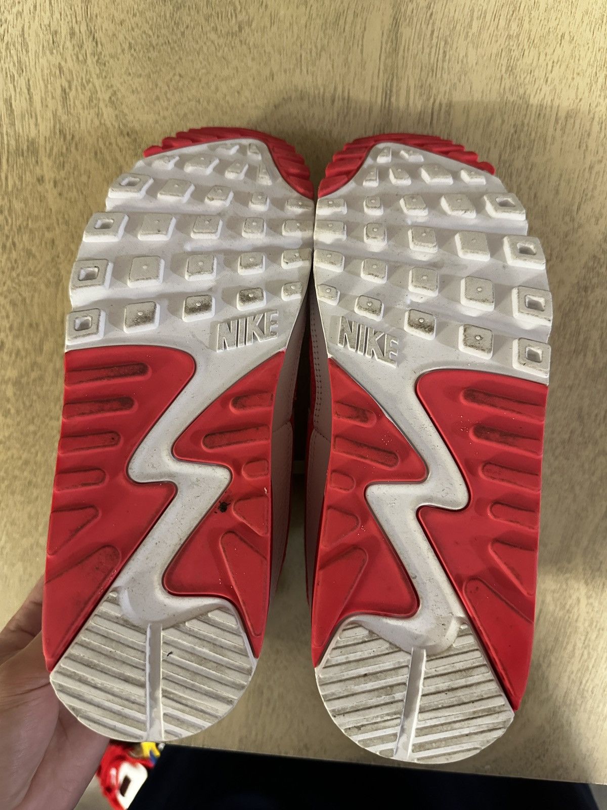 Nike × Undefeated Nike Air Max 90 x Undefeated “ White Solar Red” Size 8 Size US 8 / EU 41 - 5 Thumbnail