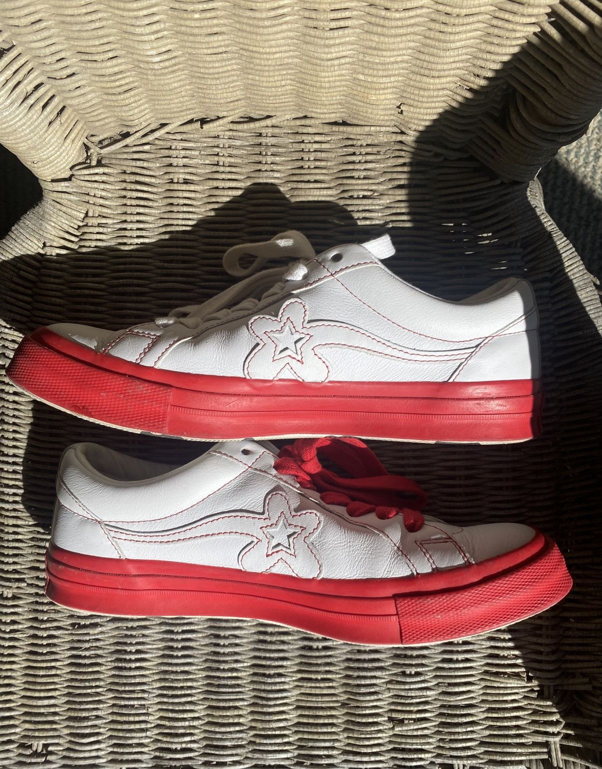 Golf Wang Converse One Star Ox X Golf le Fluer “Racing Red” Size US 9 / EU 42 - 3 Thumbnail