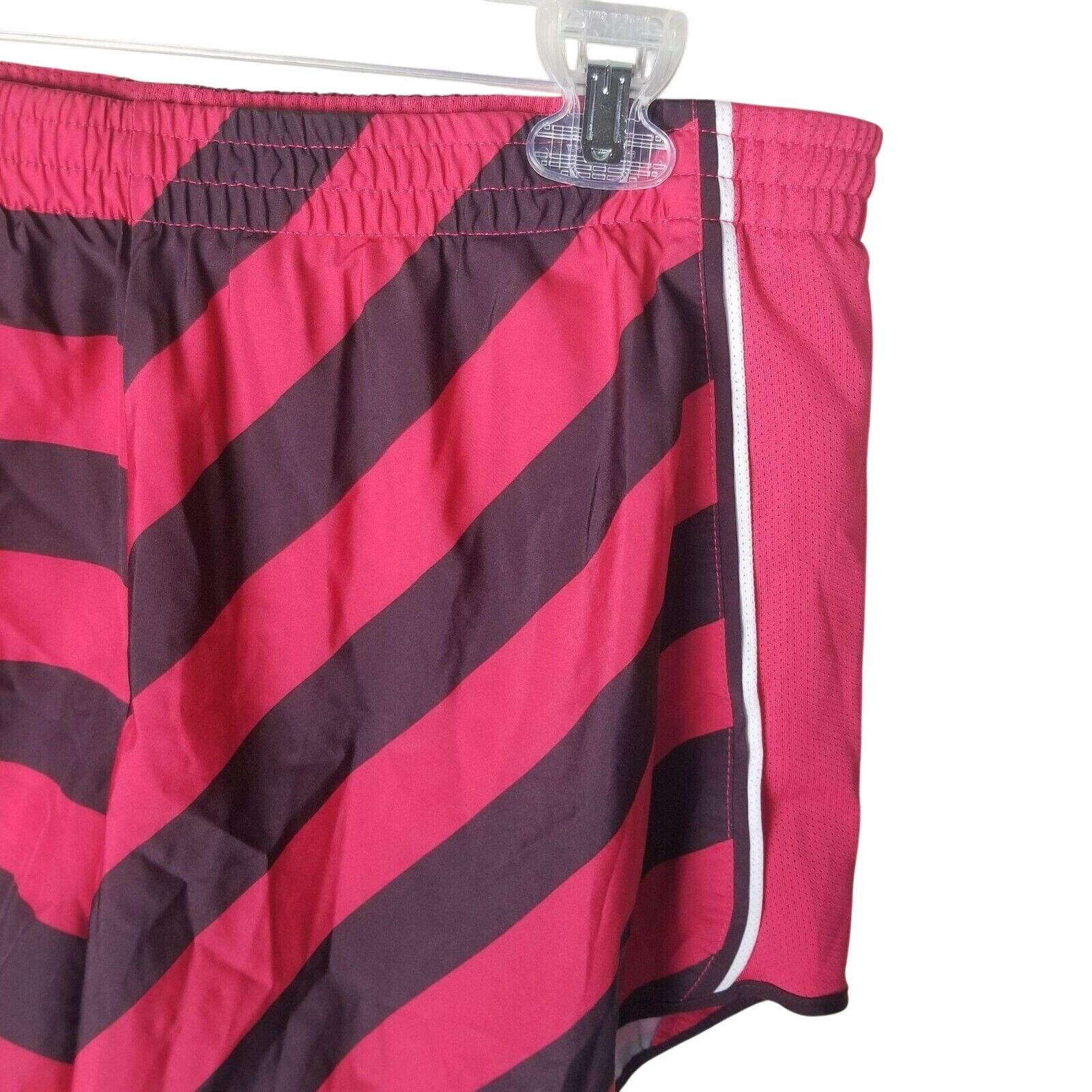 Nike Nike Dri-Fit Womens Running Shorts Striped Size XL Sporty Size 36" / US 14 / IT 50 - 2 Thumbnail