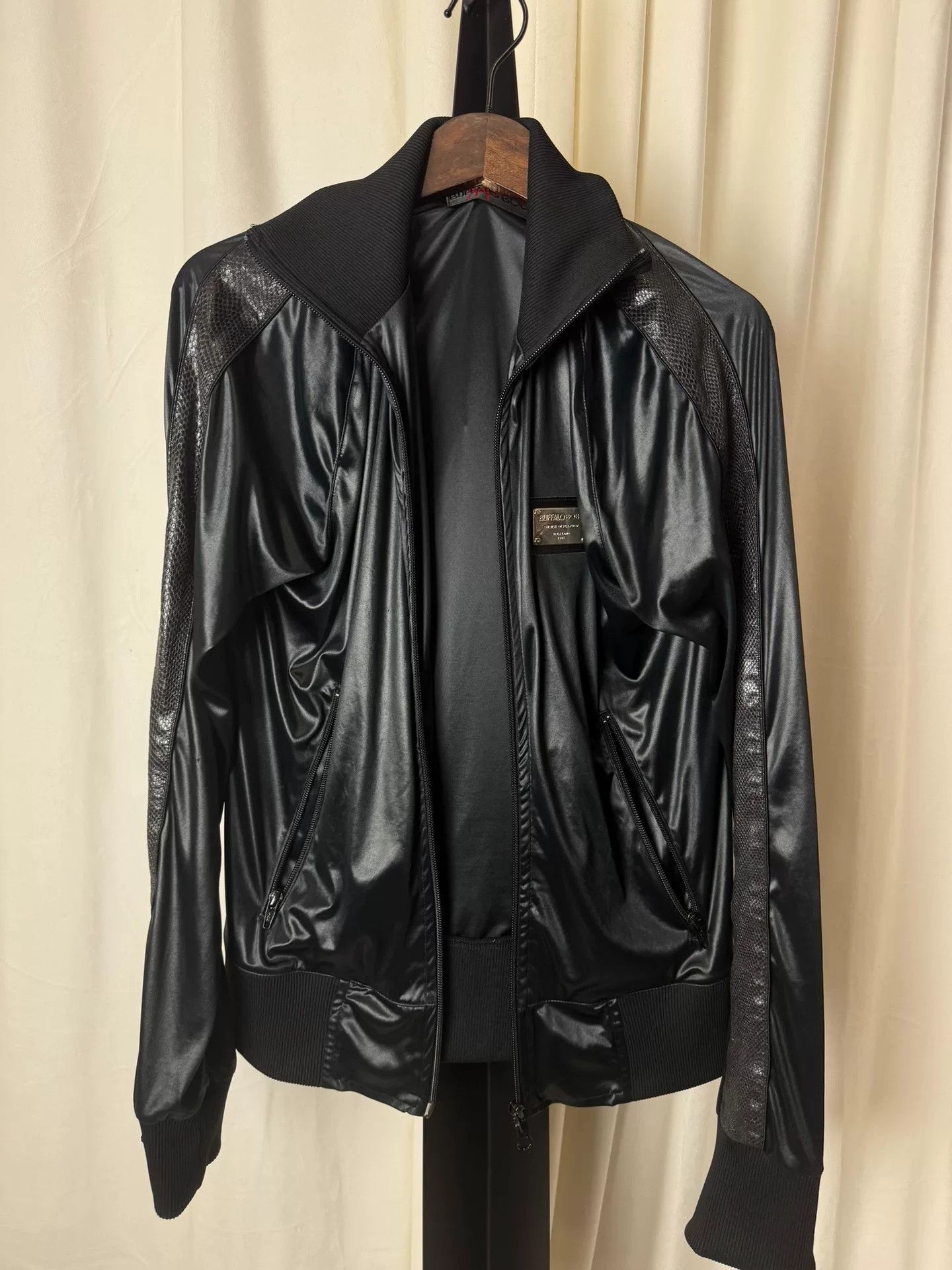 BUFFALO BOBS black faux leather bomber jacket Size S / US 4 / IT 40 - 1 Thumbnail