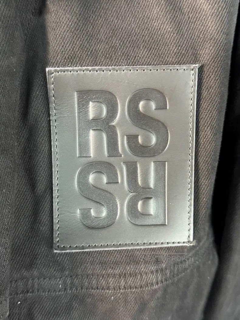 Raf Simons Raf Simons 22SS Black and Red Death Printed Denim Jacket Size US XS / EU 42 / 0 - 5 Thumbnail