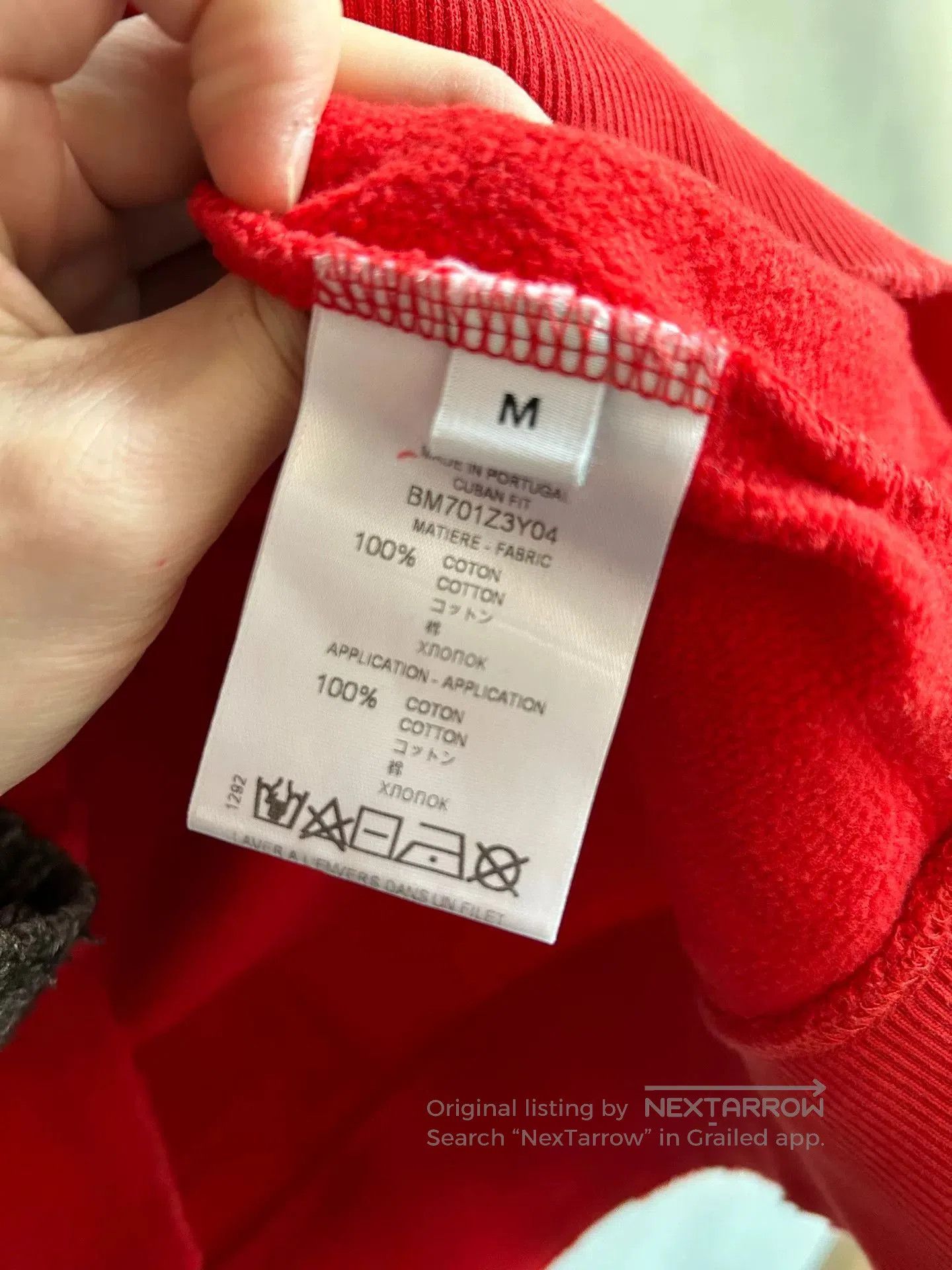 Givenchy Givenchy Red Logo Hooded Sweatshirt. Size US M / EU 48-50 / 2 - 2 Thumbnail