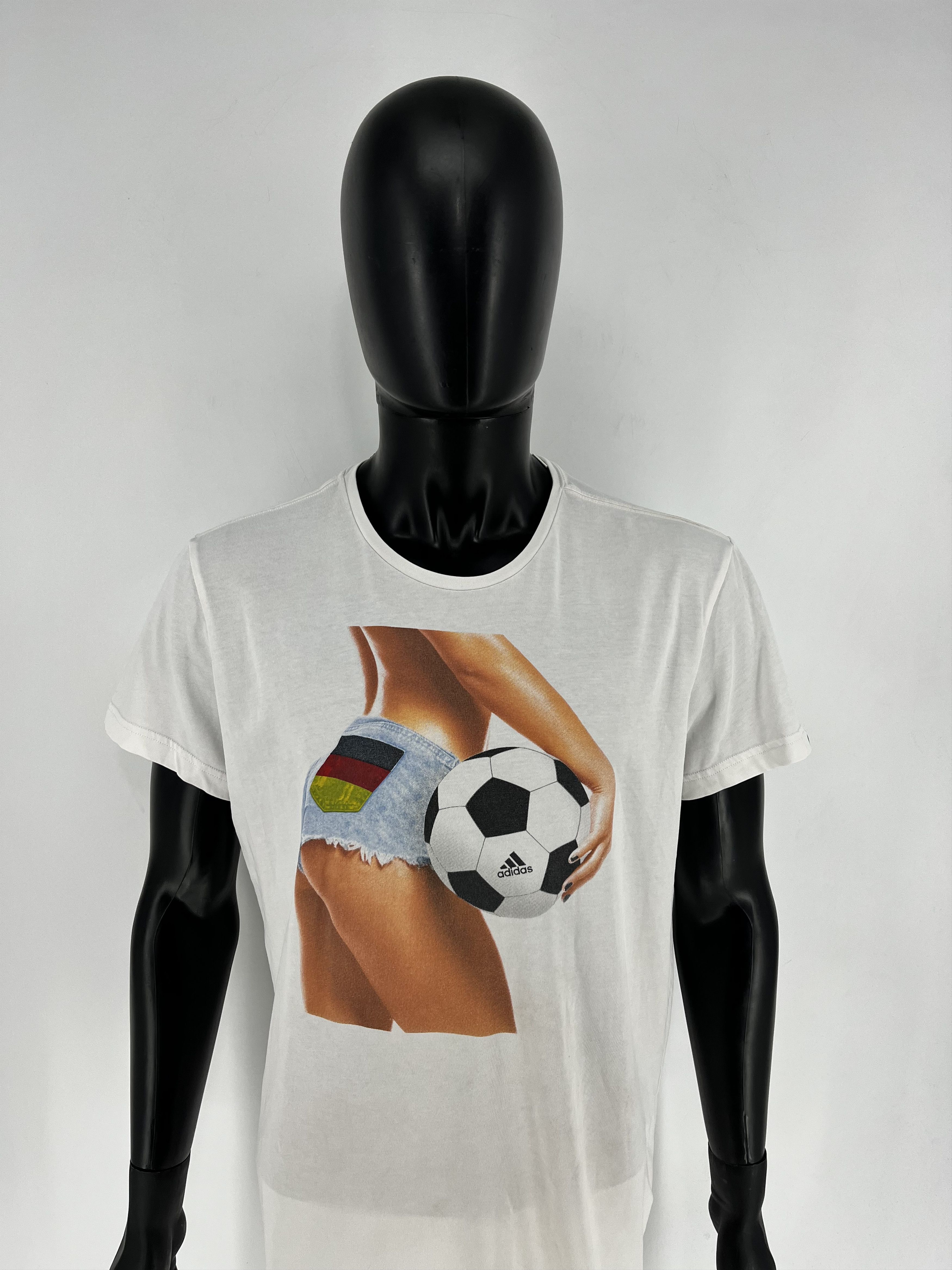 Adidas Adidas EURO 16 Tee Summer Fan white Size L Sexy Girl Size US L / EU 52-54 / 3 - 7 Thumbnail