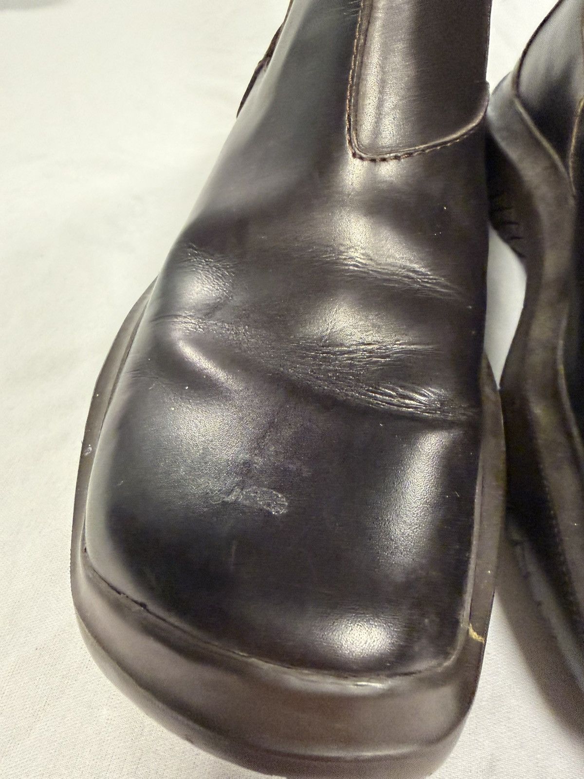 Prada AW99 Prada Brown Leather Chelsea Boots Size 38 Vibram Size US 7.5 / IT 37.5 - 9 Thumbnail
