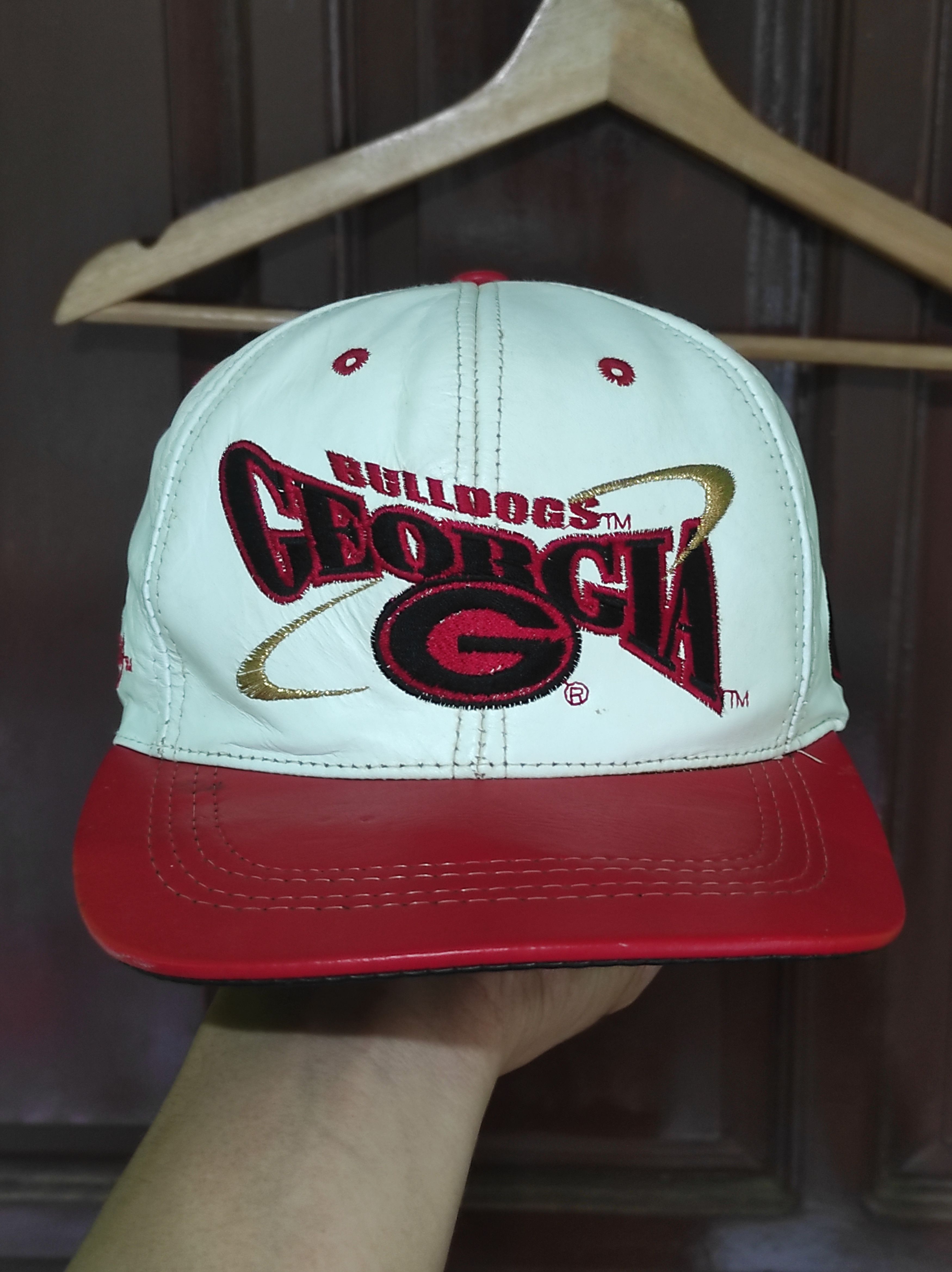 Vintage VTG Georgia Bulldogs Leather Cap by Modern Size ONE SIZE - 1 Thumbnail