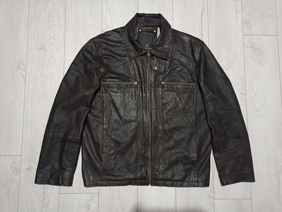 Leather Jacket Milestone goat leather jacket | Grailed